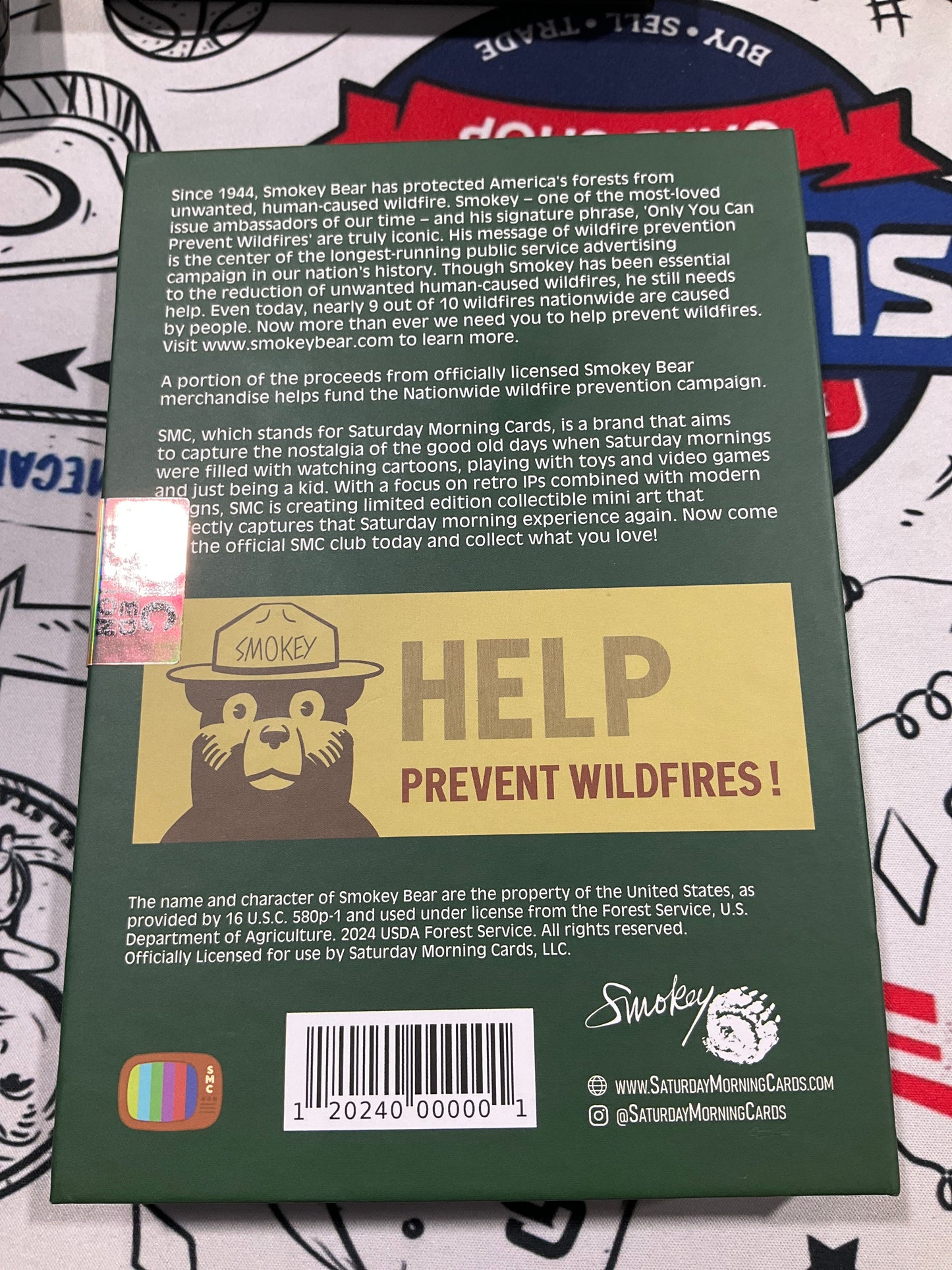Saturday Morning Cards Smokey Bear