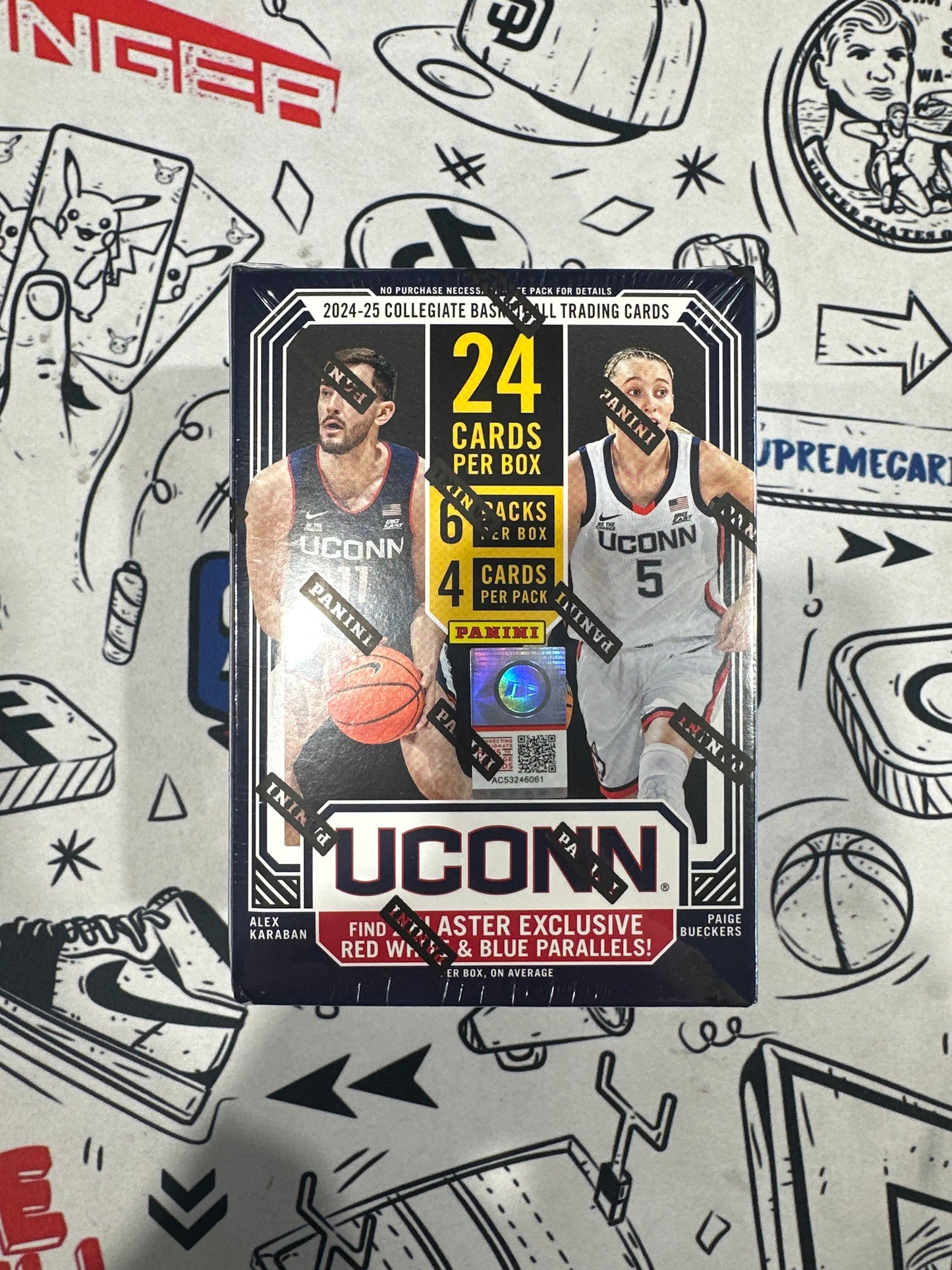 2024 Panini UCONN Basketball Blaster Box