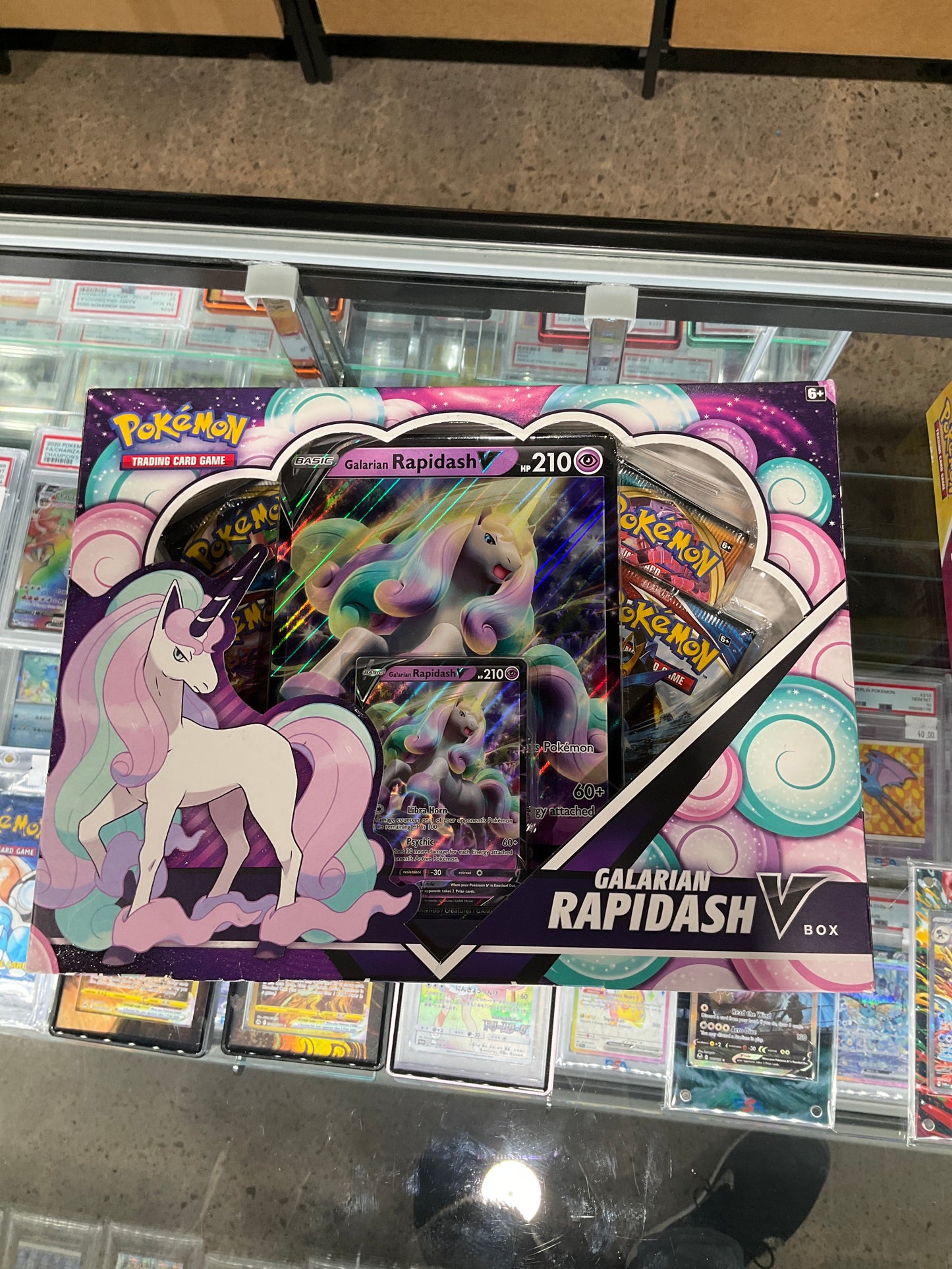 Pokemon Galarian Rapidash V Box