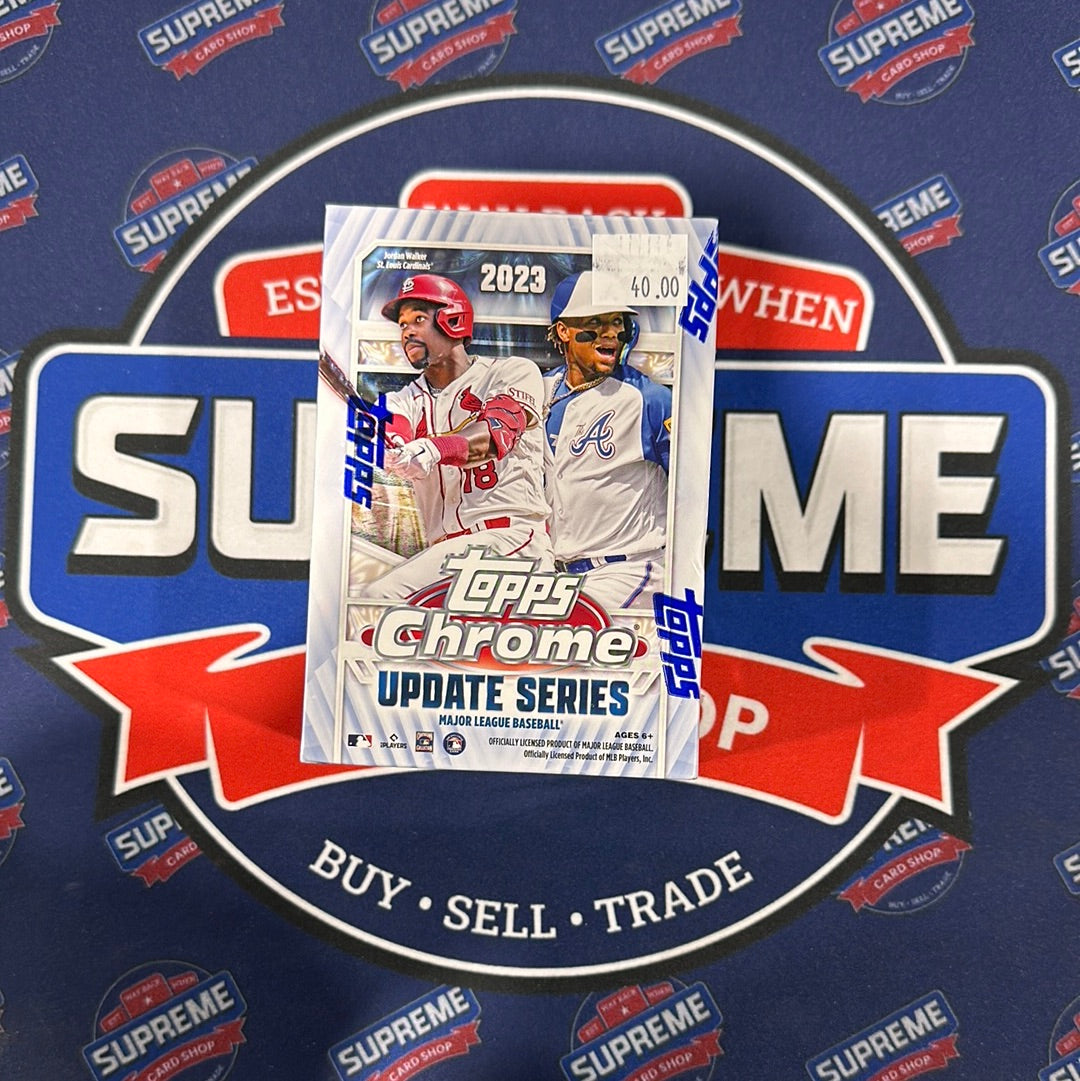 2023 Topps Chrome Update Series Baseball Blaster