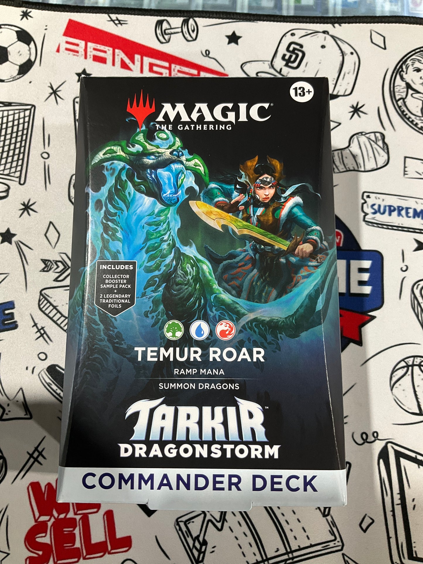 MTG Temur Roar Commander Deck