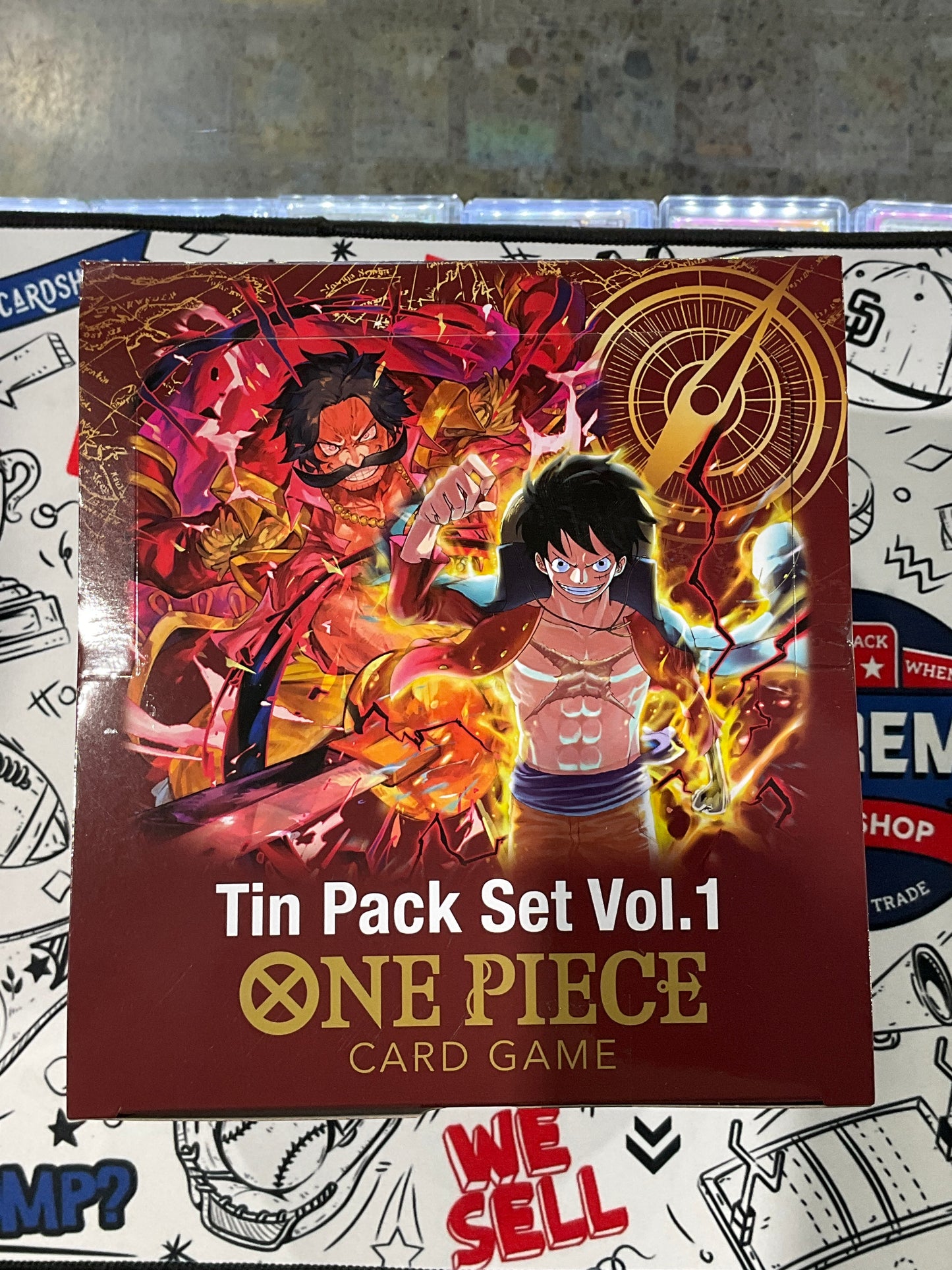 One Piece OP-10 TS01 Tin Display Box