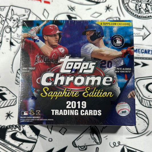 2019 Topps Chrome Sapphire MLB Hobby Box