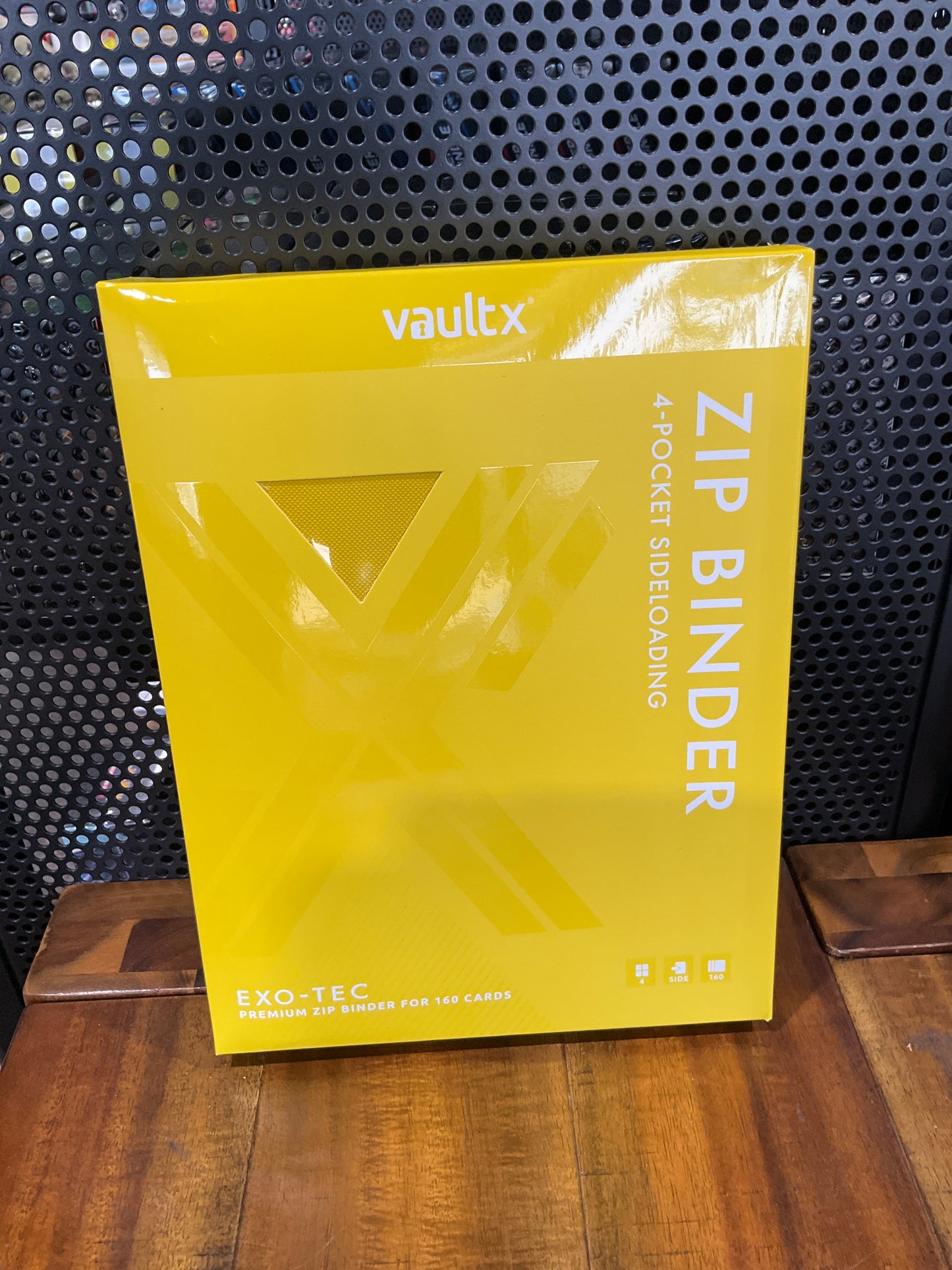 Vault X 4 Pocket Zippered Binder Yellow