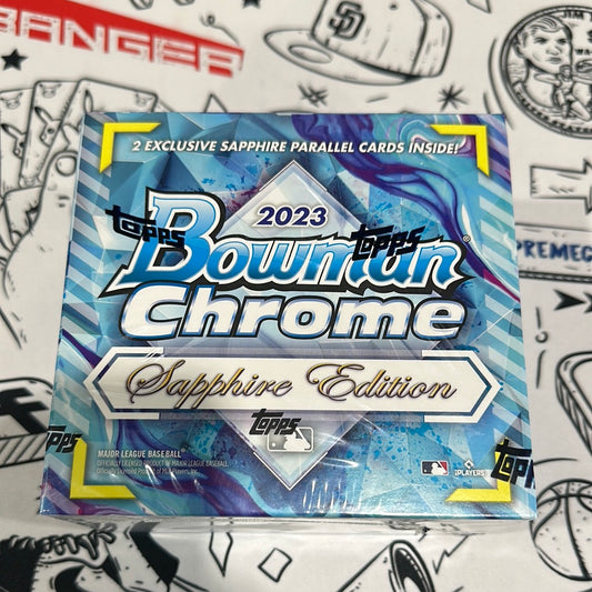 2023 Bowman Chrome Sapphire MLB Hobby Box