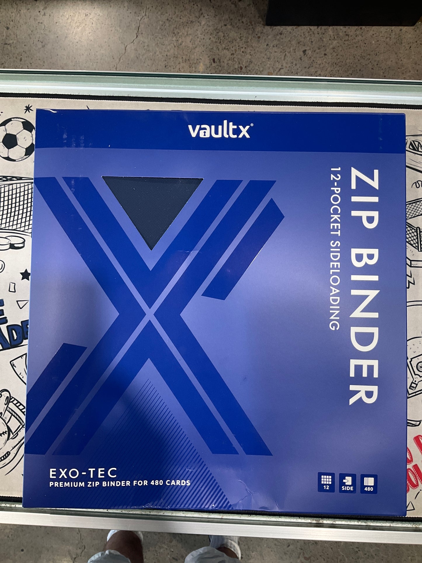 Vault-X 12 Pocket Binder Blue