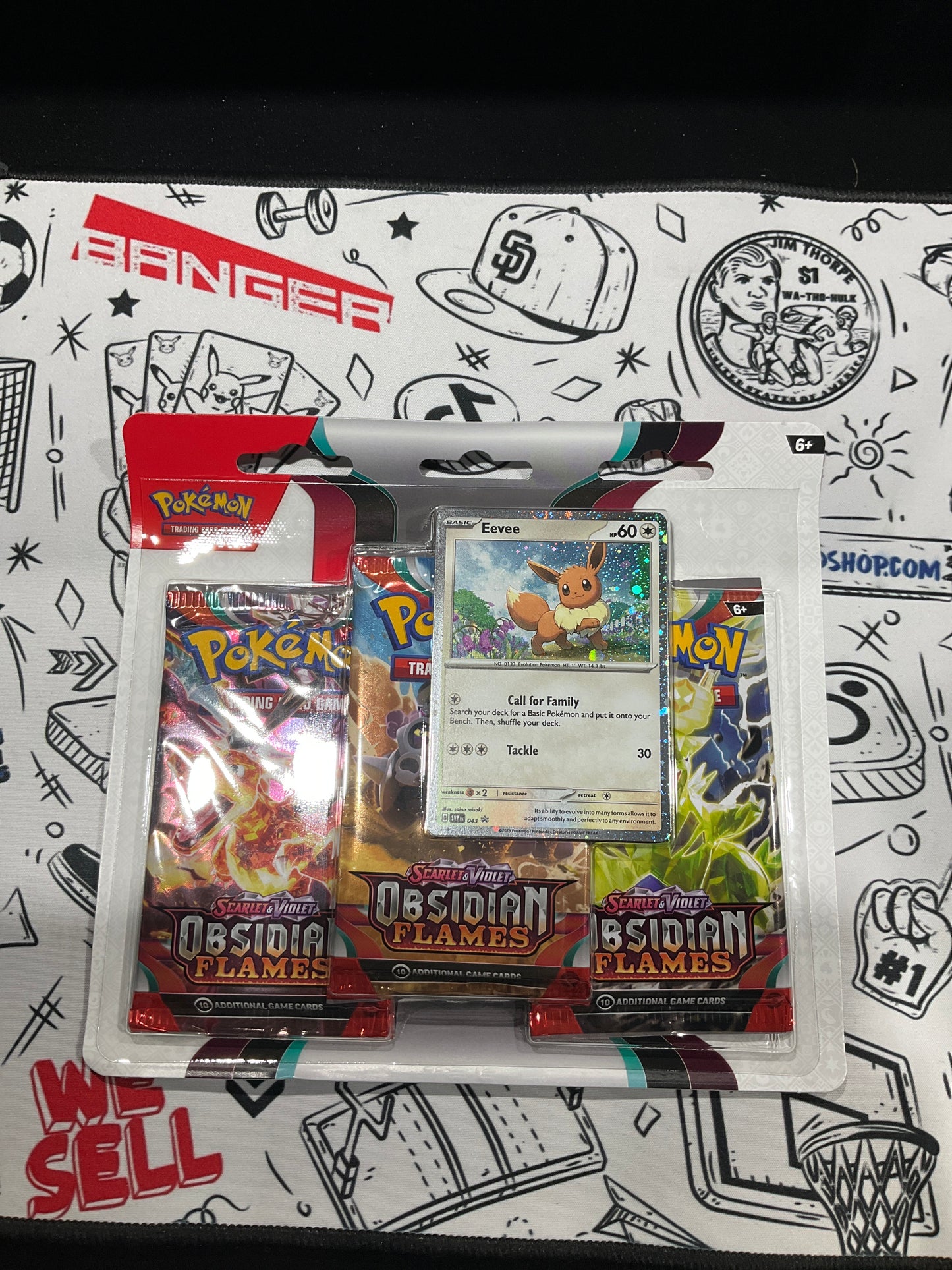Pokémon Obsidian Flames 3 Pack Blister