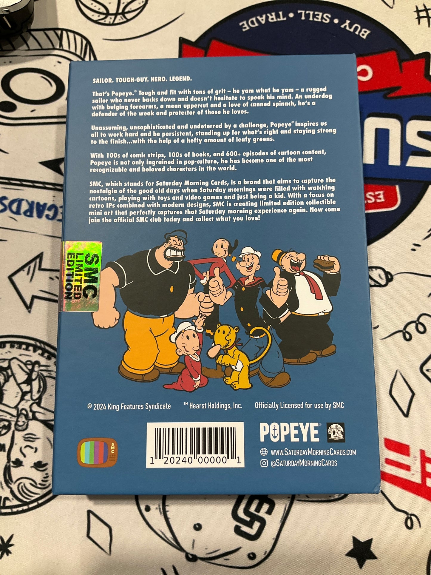 Saturday Morning Cards Popeye Single