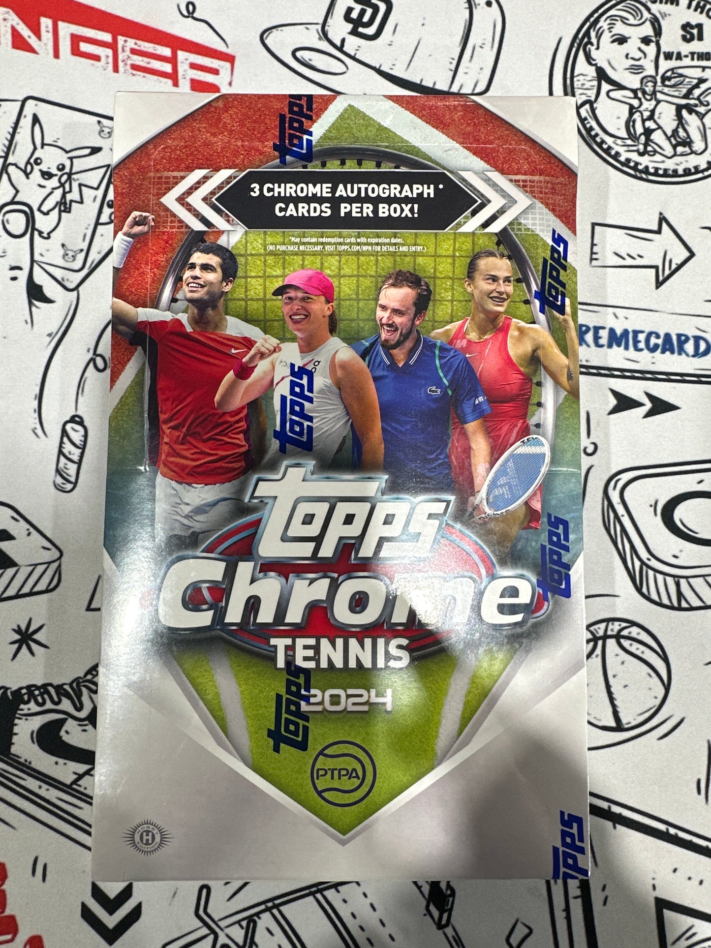 2024 Topps Chrome Tennis Hobby Box