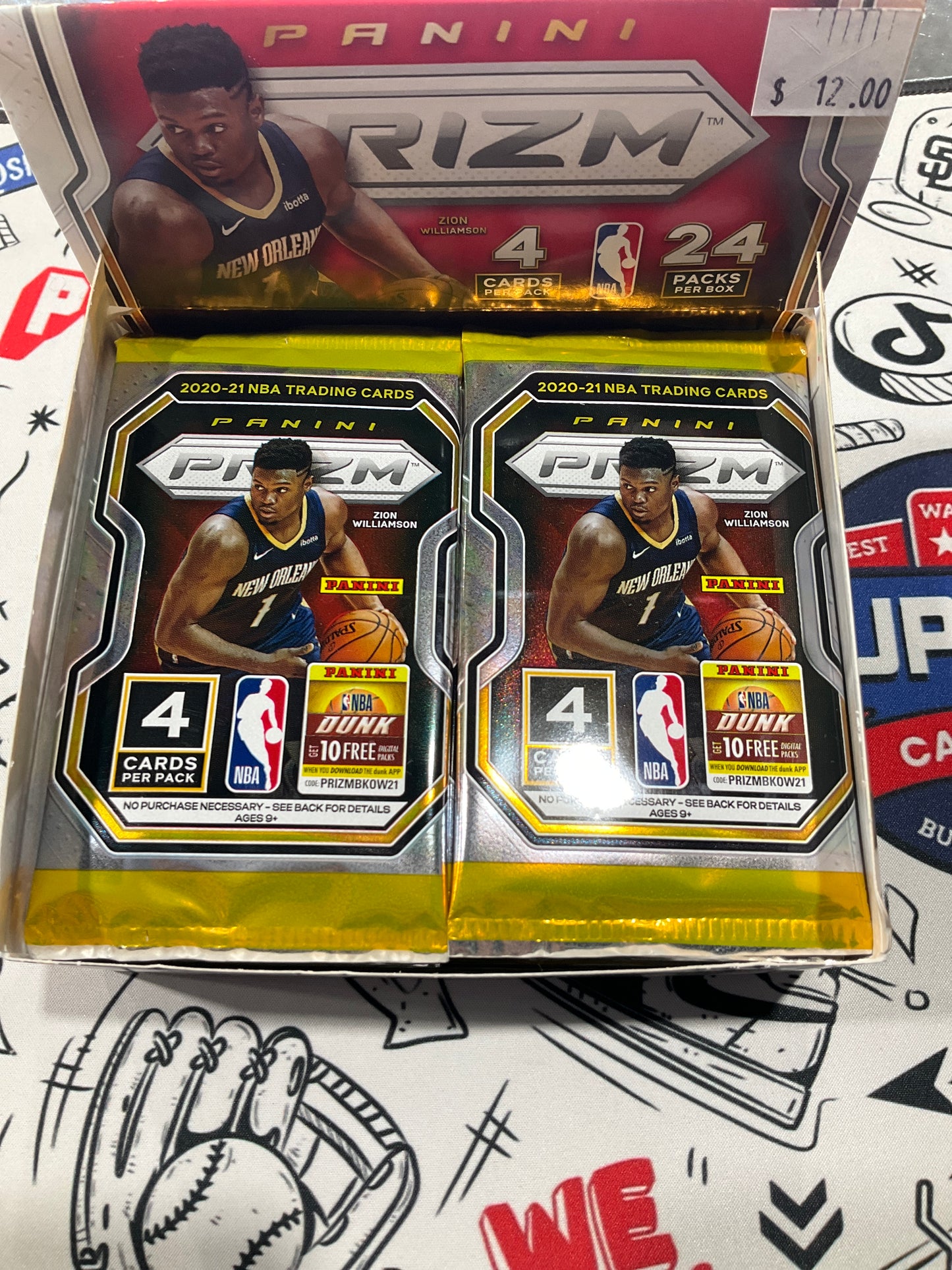 2020 Prizm NBA Retail Pack