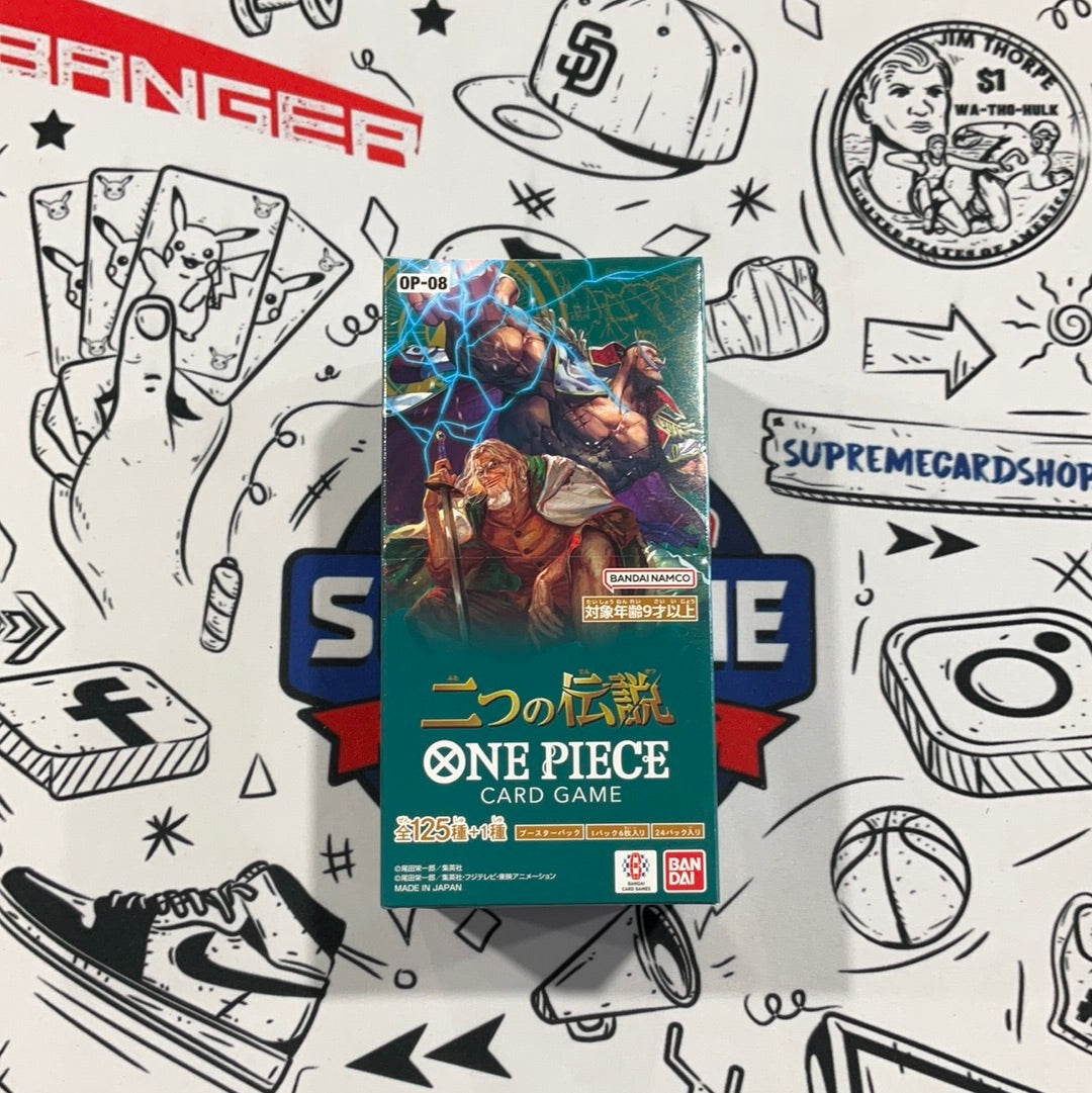 One Piece OP08 Two Legends Booster Box Japanese