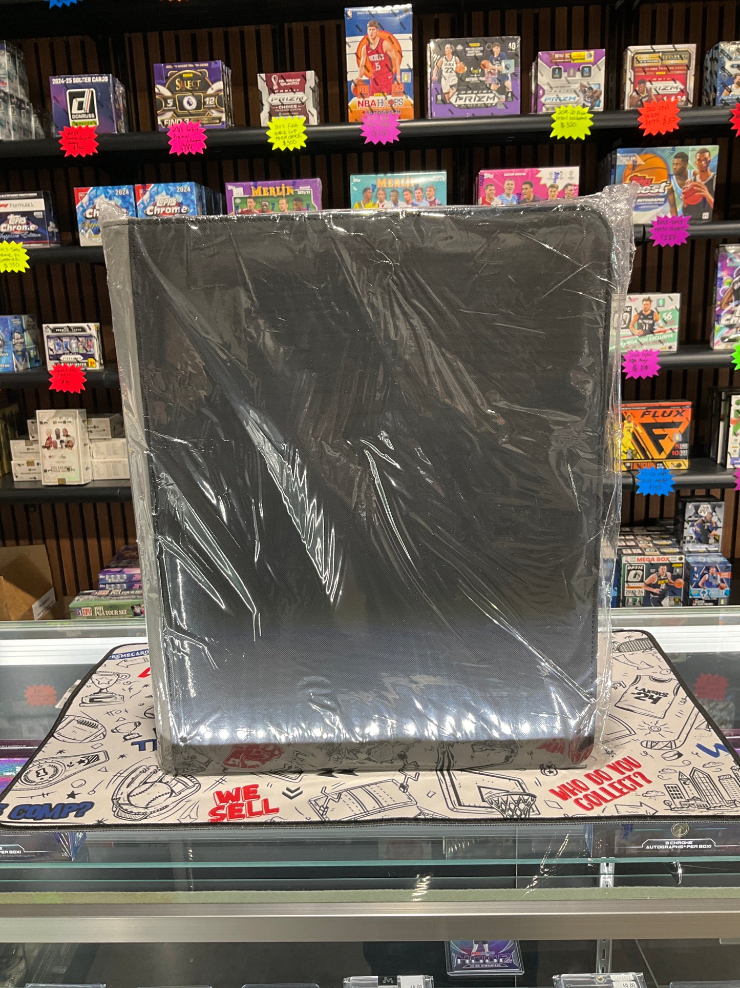 Preza 9 Pocket Top Loader Binder - Black