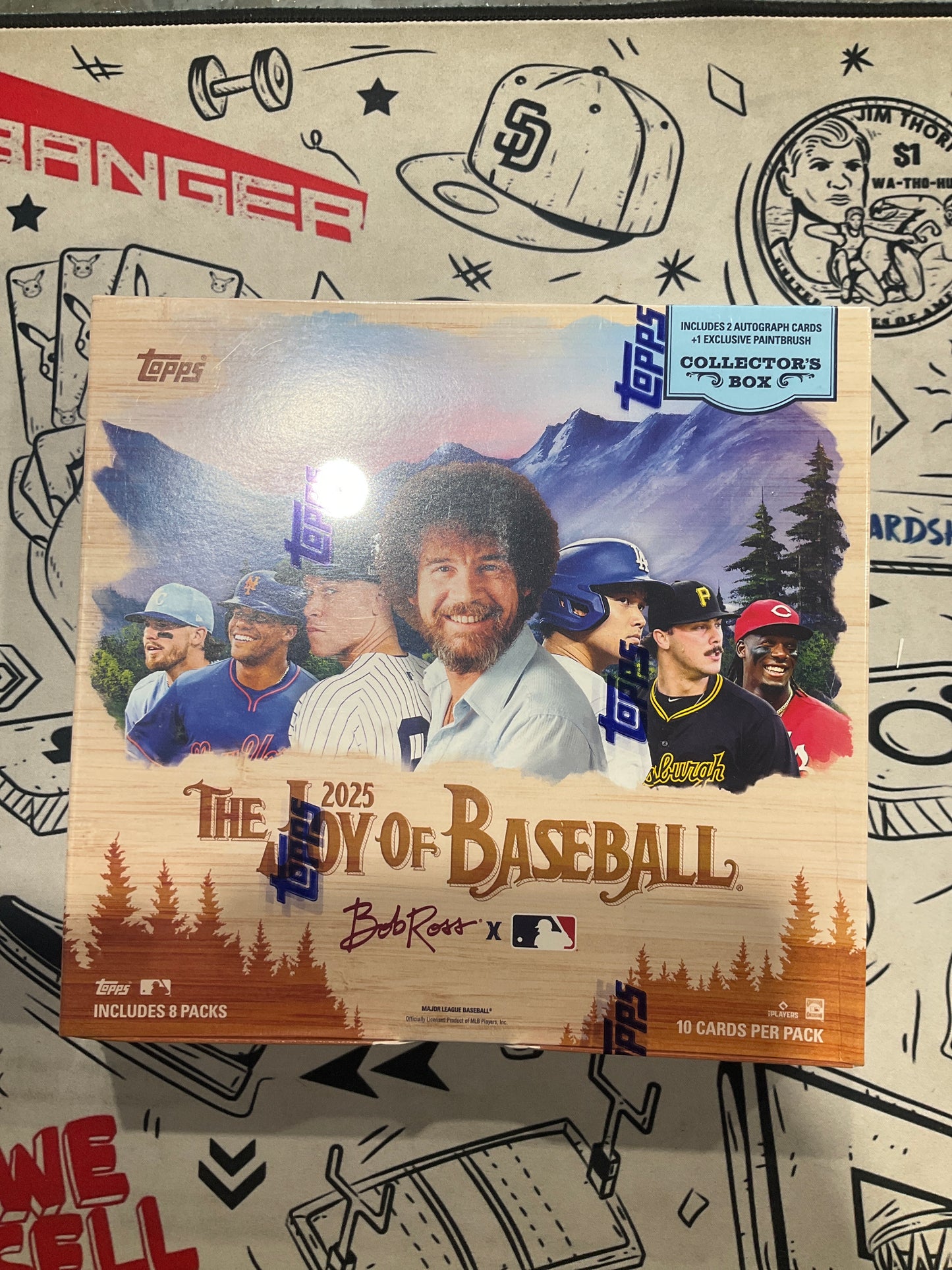2025 Topps The Joy of Baseball Bob Ross Collector’s Box