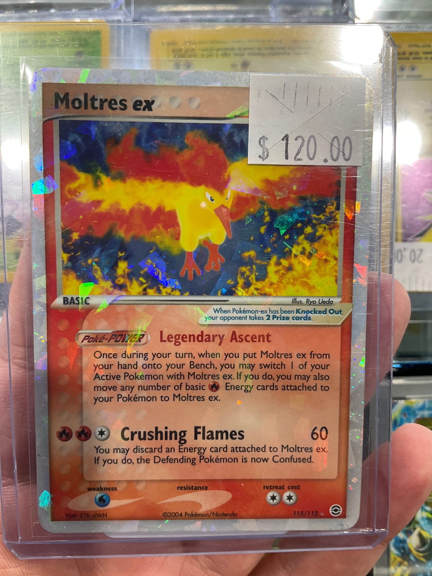 Pokemon Moltres EX 115/112