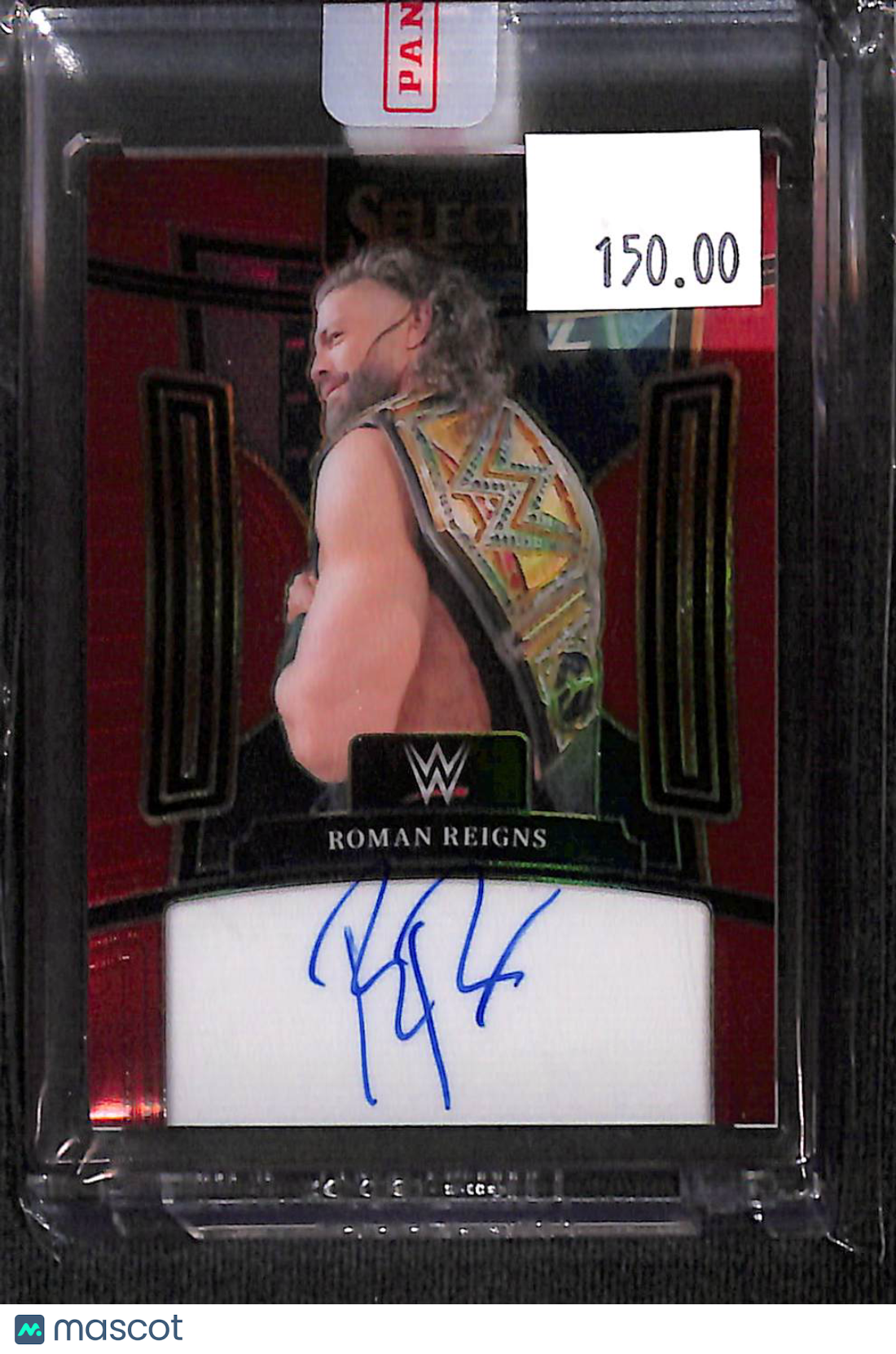 2024 Panini Select WWE Roman Reigns Red Autograph /99