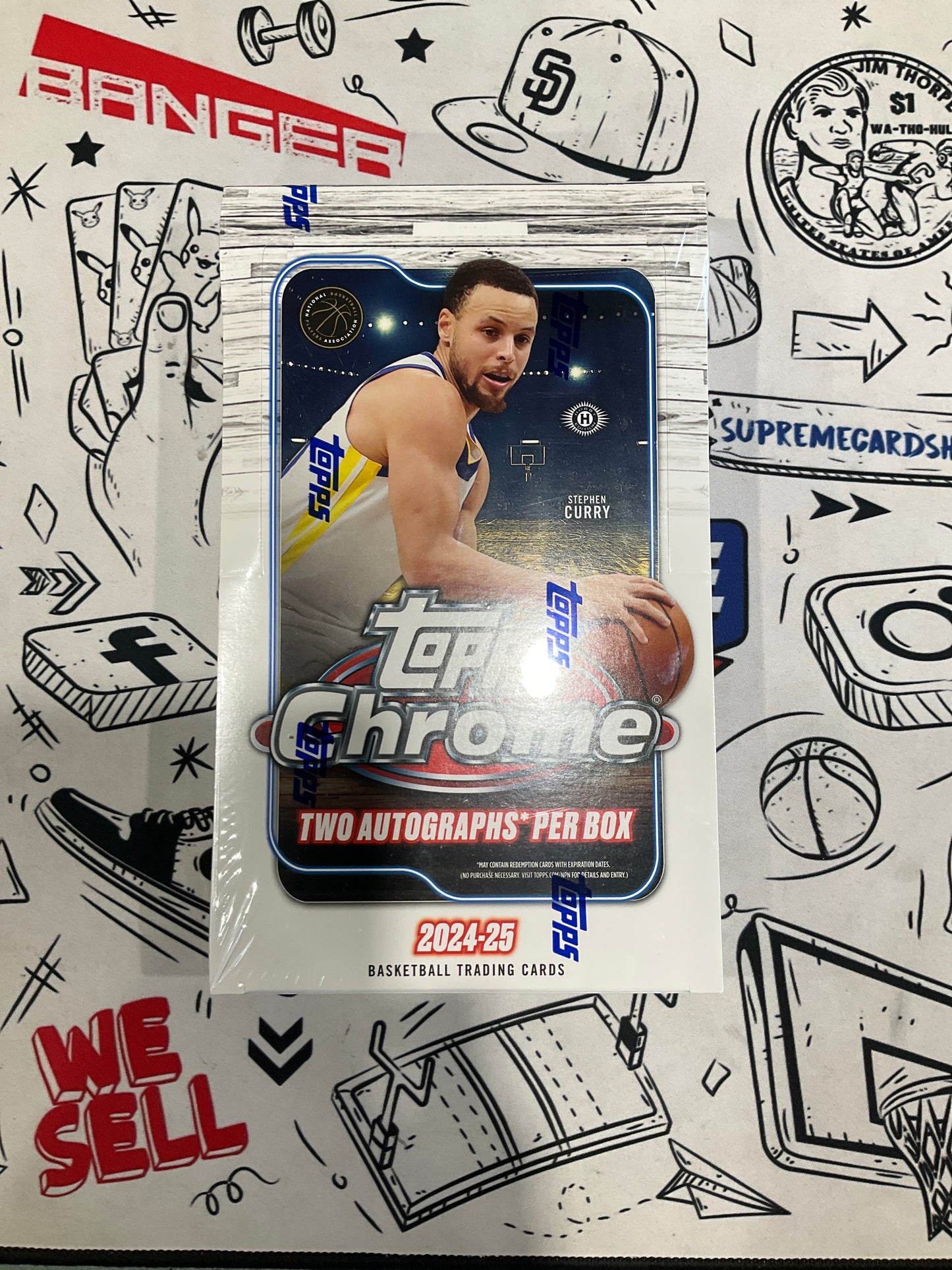 2024 Topps Chrome NBA Hobby Box