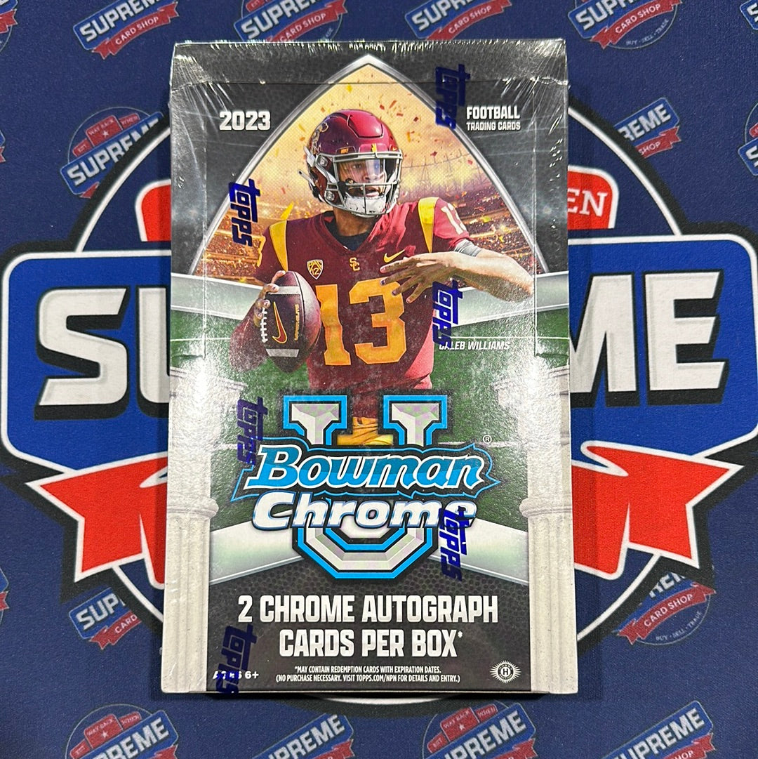 2023 Bowman Chrome University Football Hobby Box