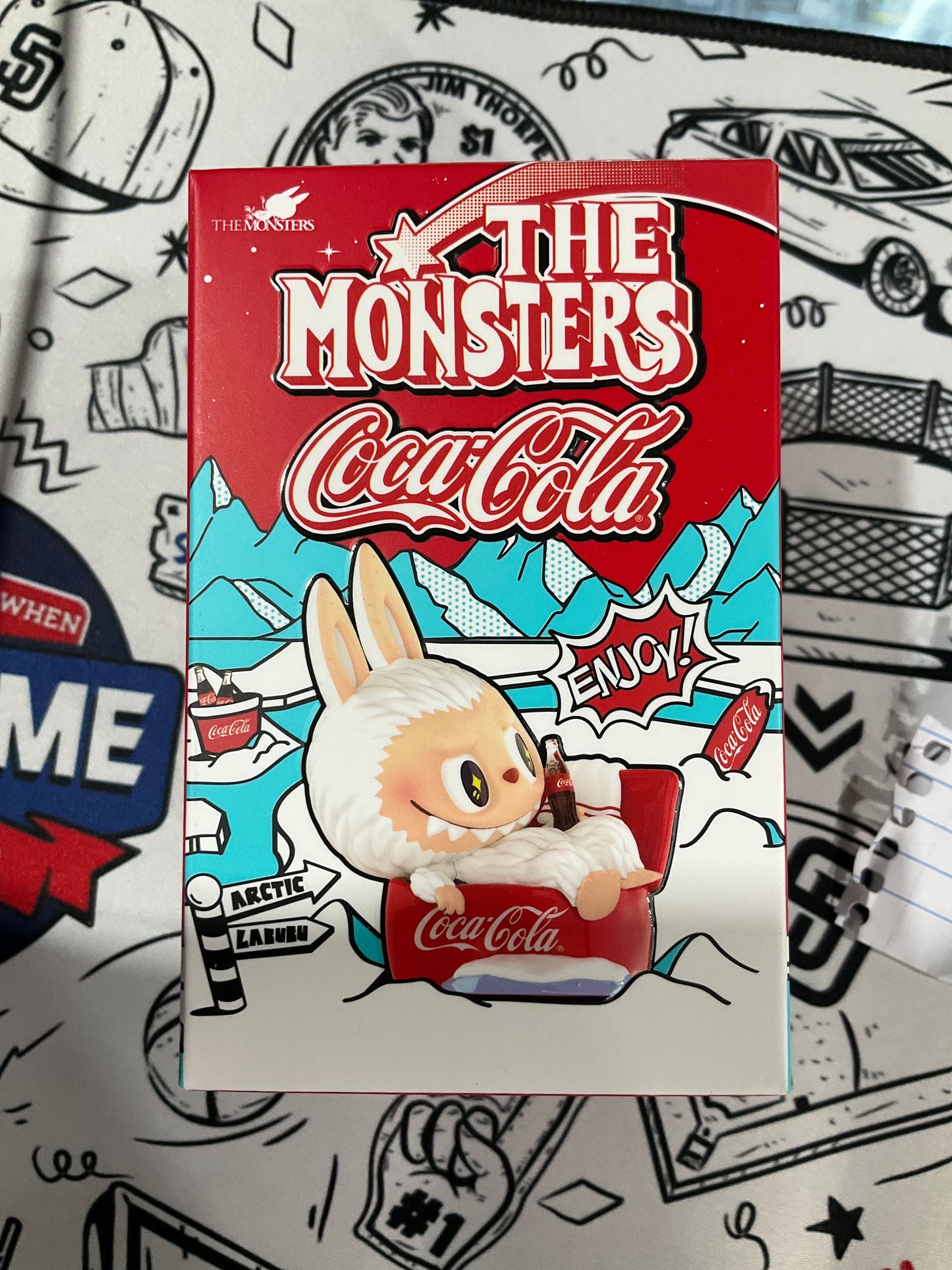 Labubu The Monsters Coca Cola Small Keychain