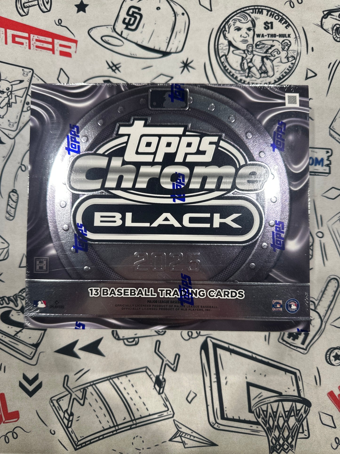 2025 Topps Chrome Black MLB Hobby Box