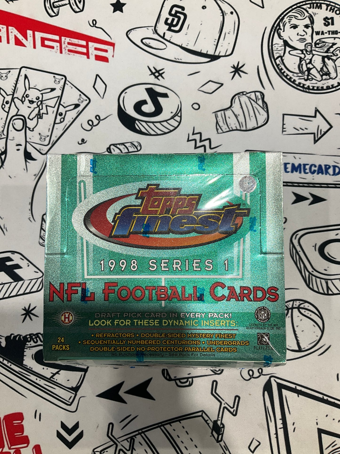 1998 Topps Finest NFL Series 1 Hobby Box