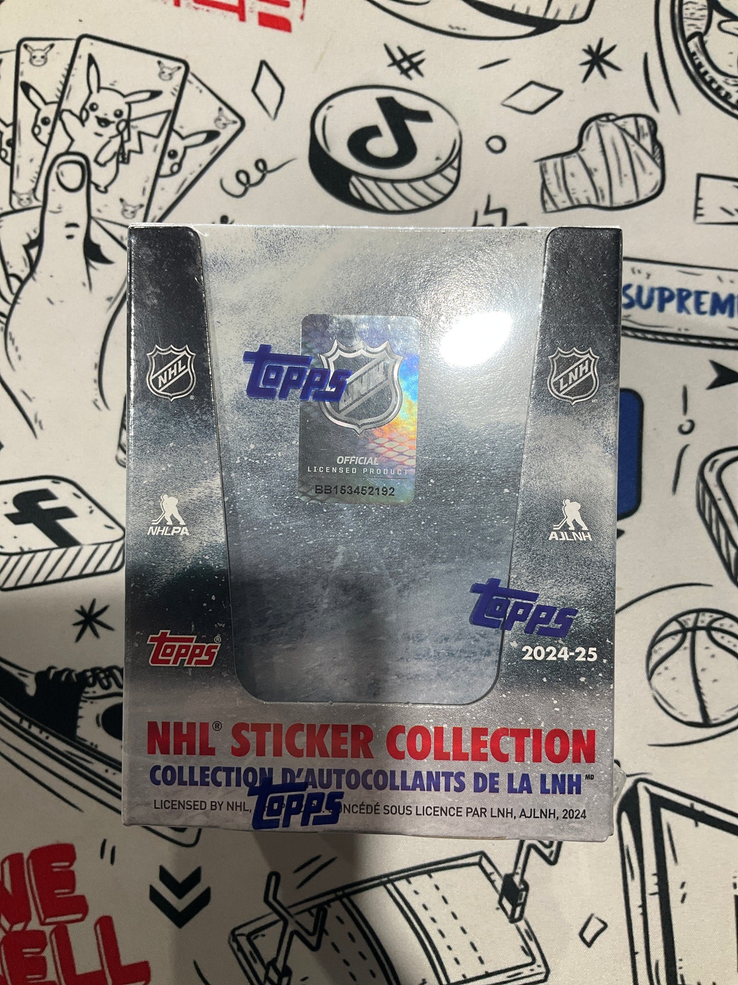 2024 Topps NHL Sticker Collection Box