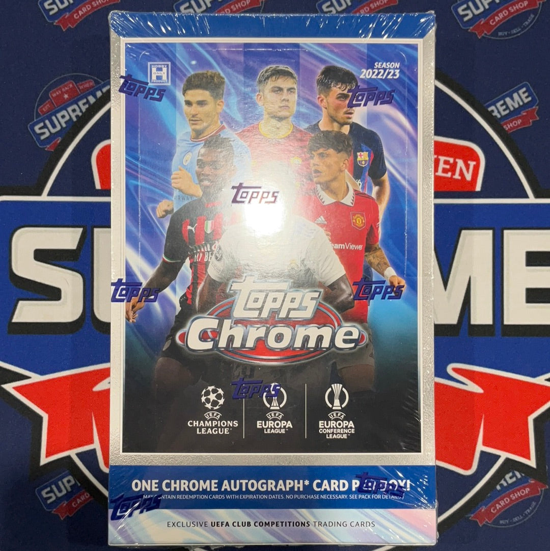 2022 Topps Chrome Soccer Hobby Pack