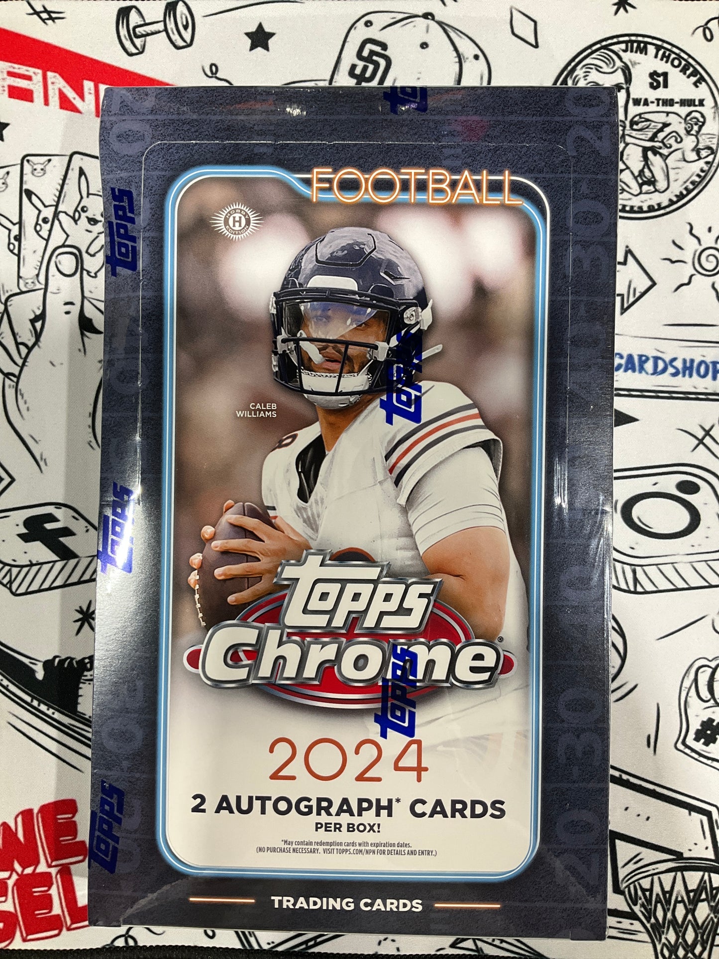 2024 Topps Chrome NFL Hobby Box