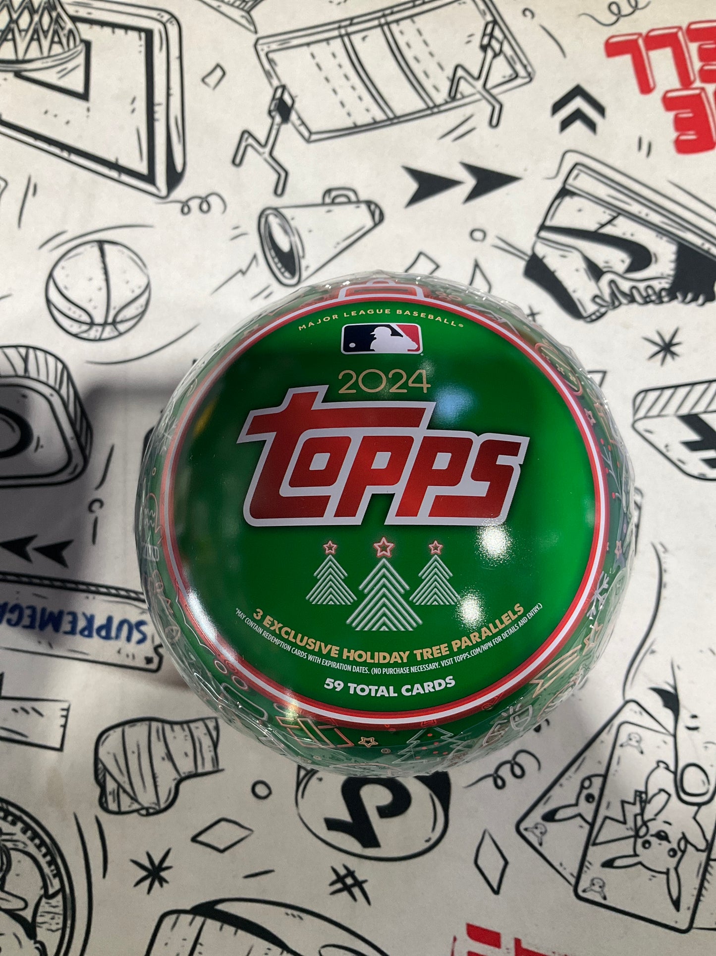 2024 Topps MLB Holiday Tin