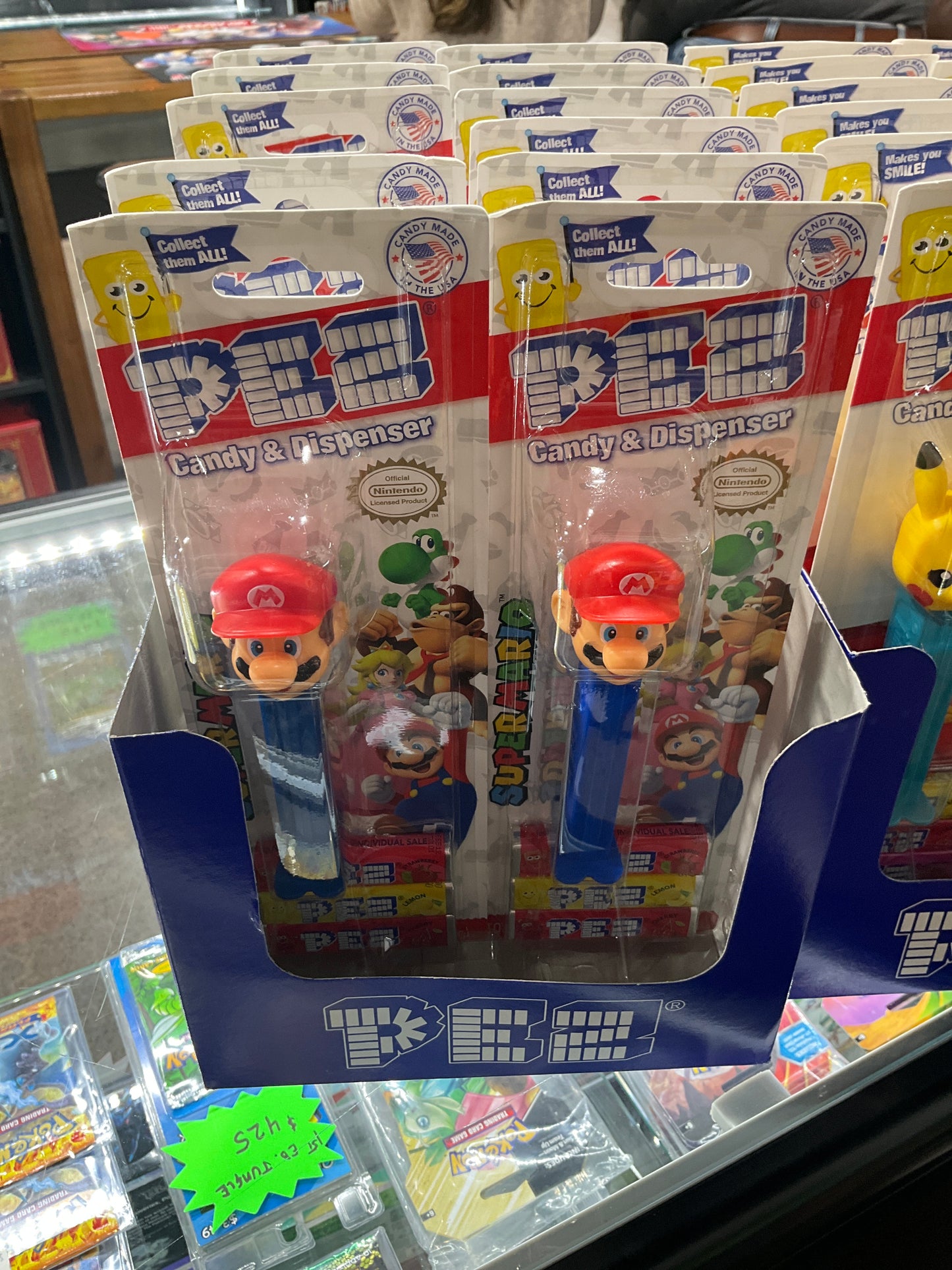 Mario Pez Dispenser w/ Candy
