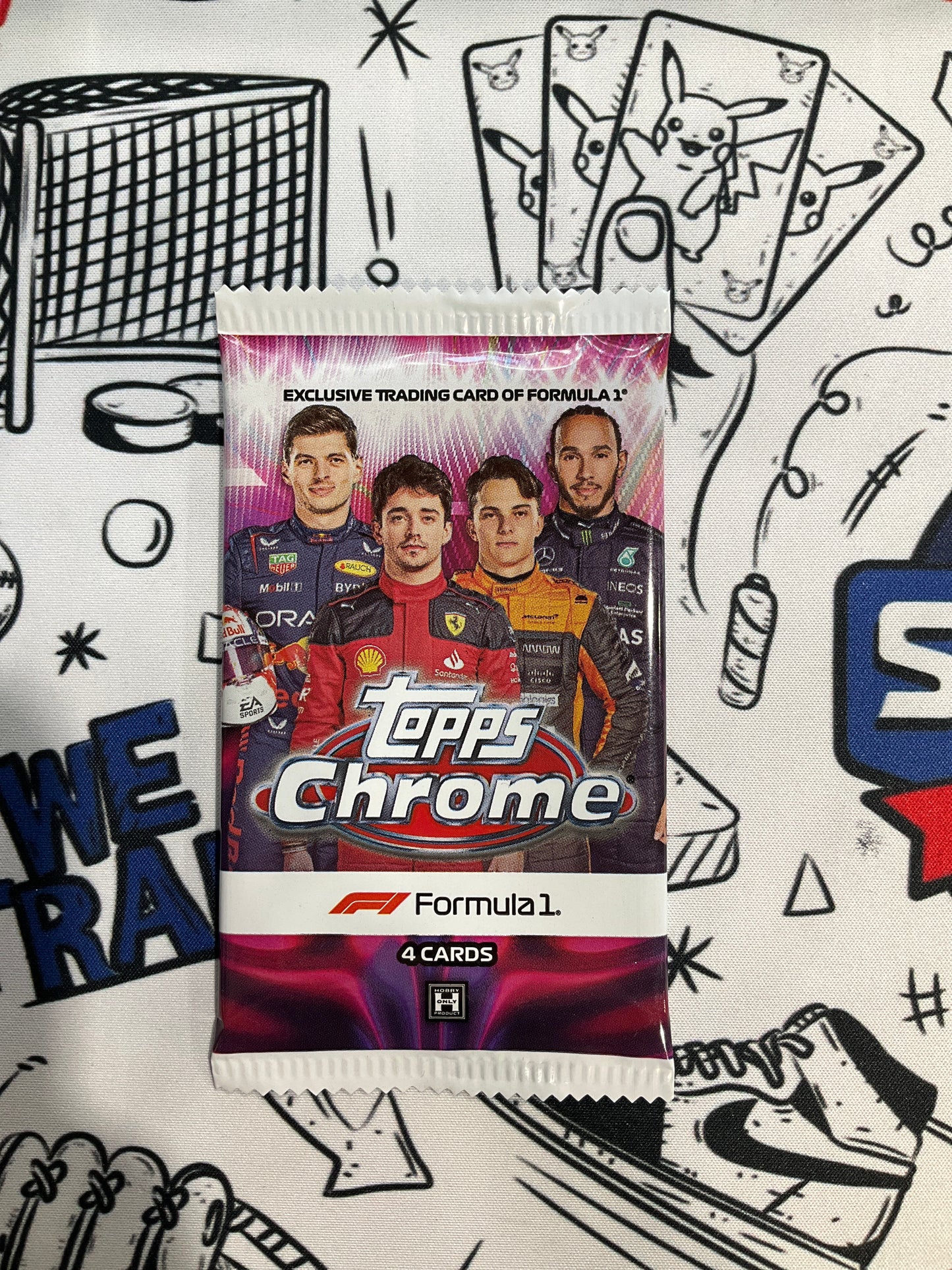 2023 Topps Chrome F1 Pack