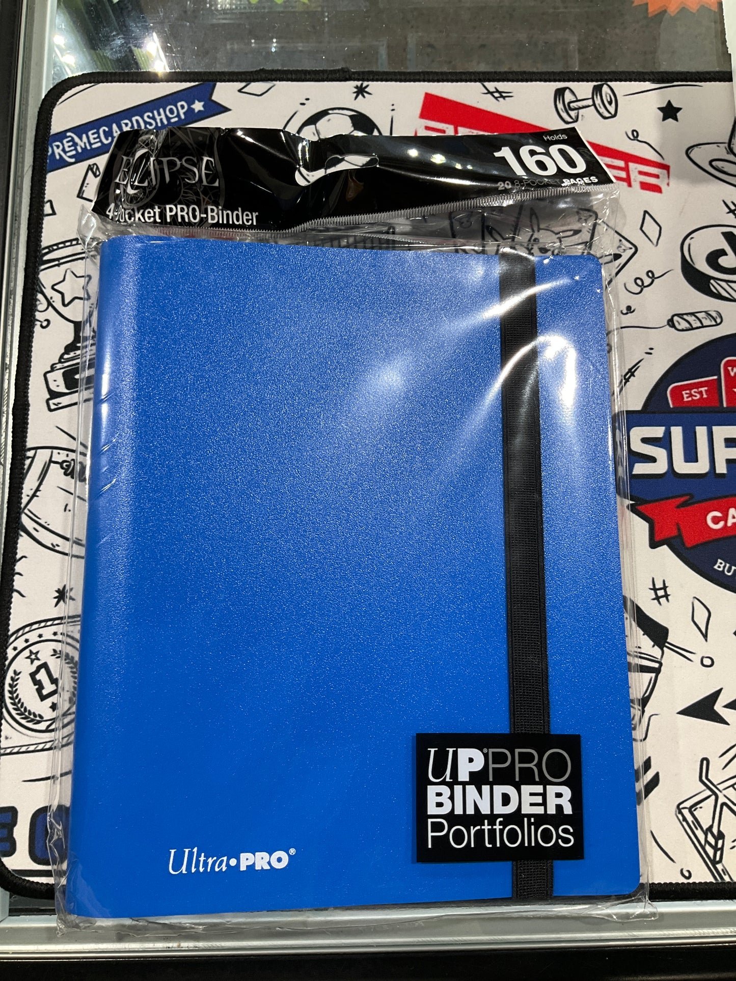 Ultra Pro 4 Pocket Binder Eclipse Blue