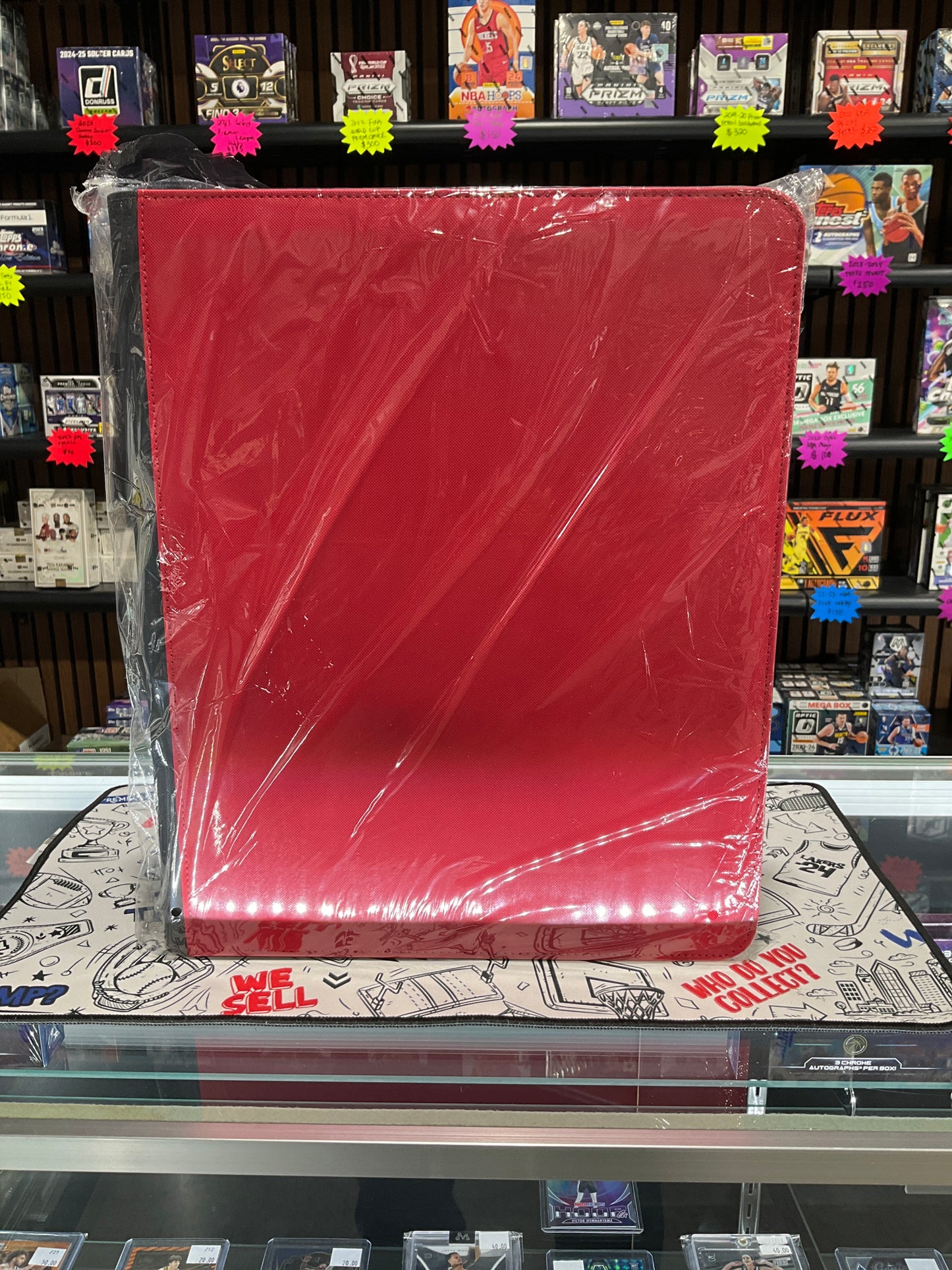 Preza 9 Pocket Top Loader Binder - Red