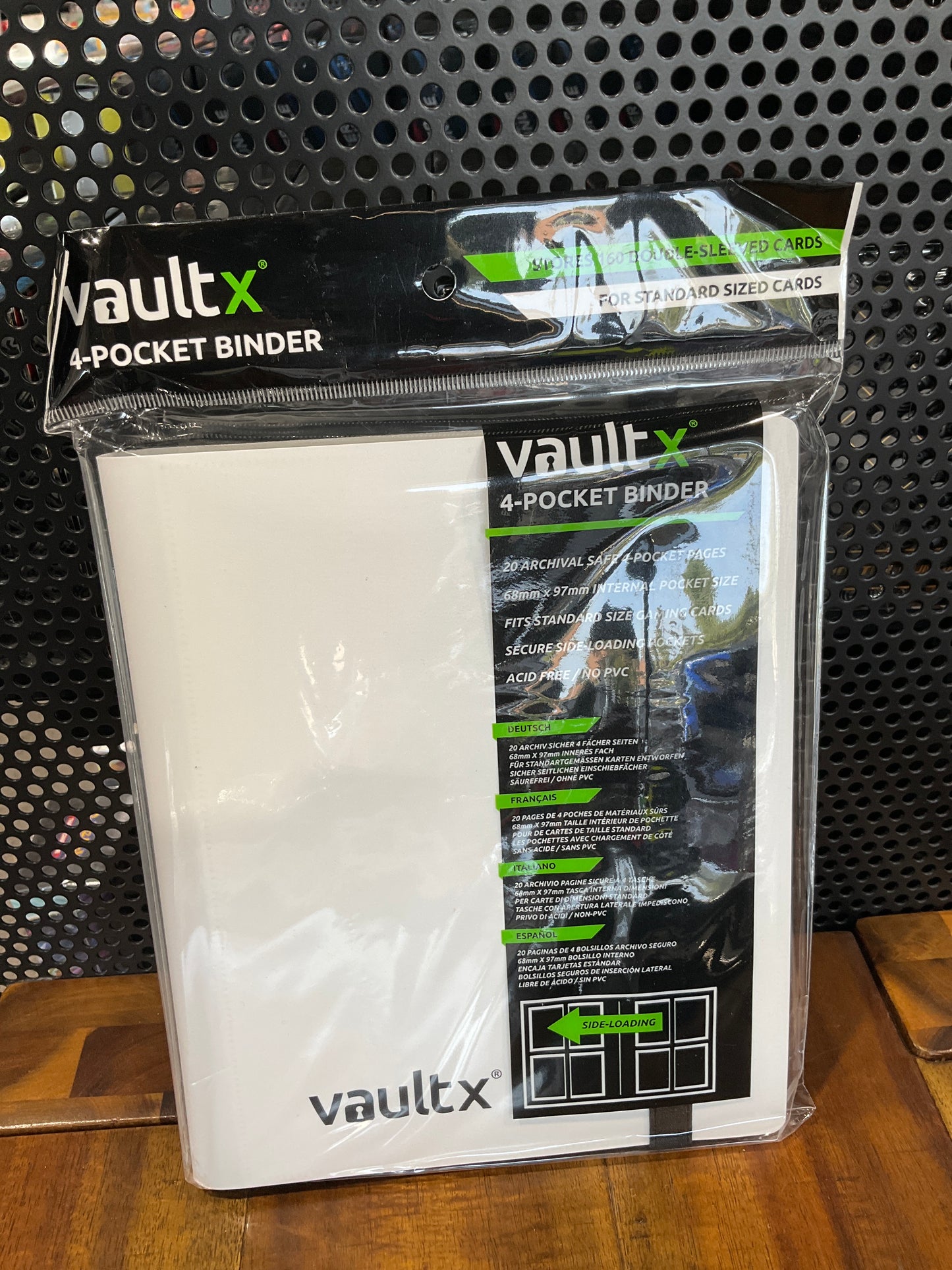 Vault X 4 Pocket Strap Binder White