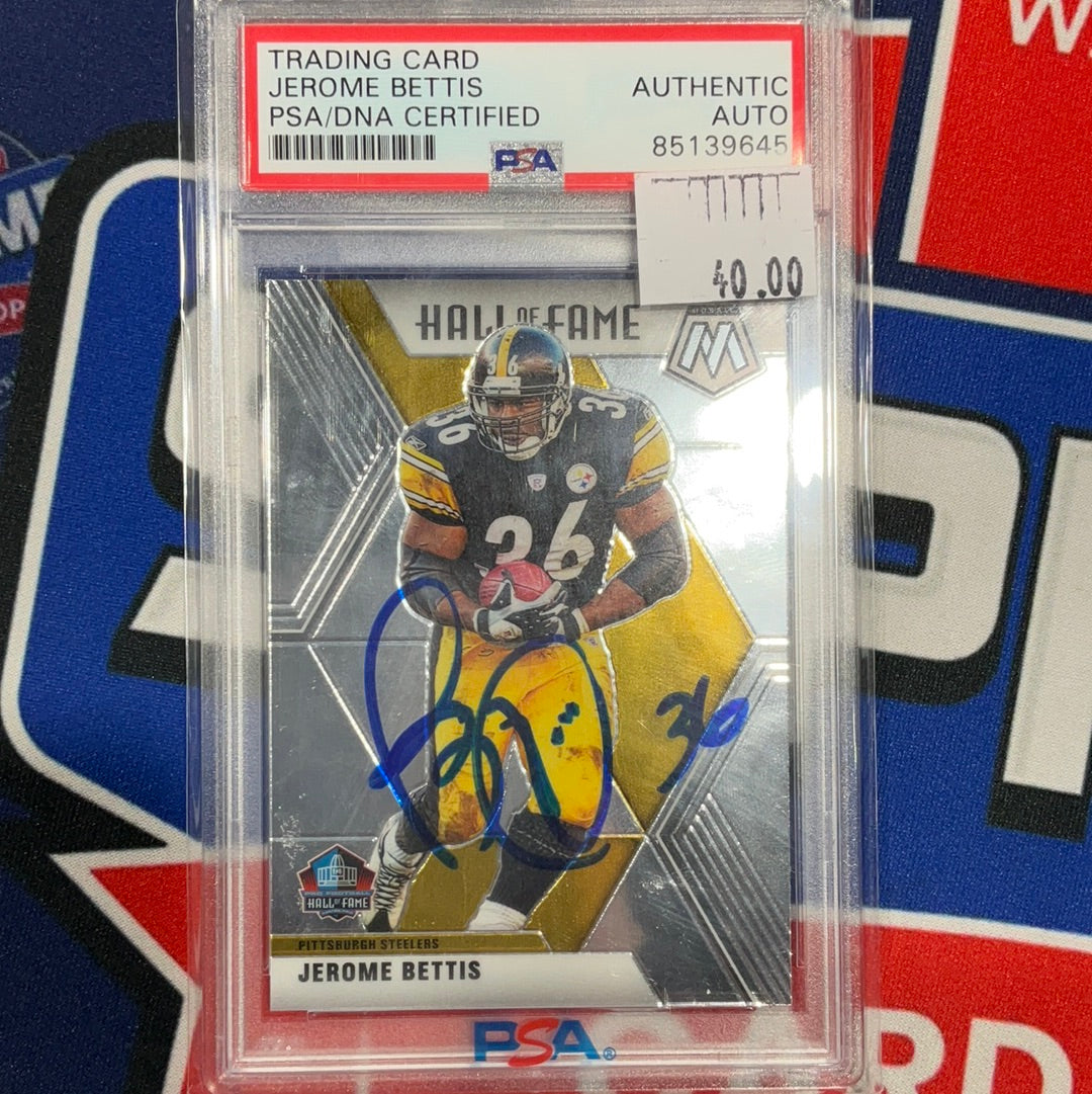Jerome Bettis Auto Mosaic 10