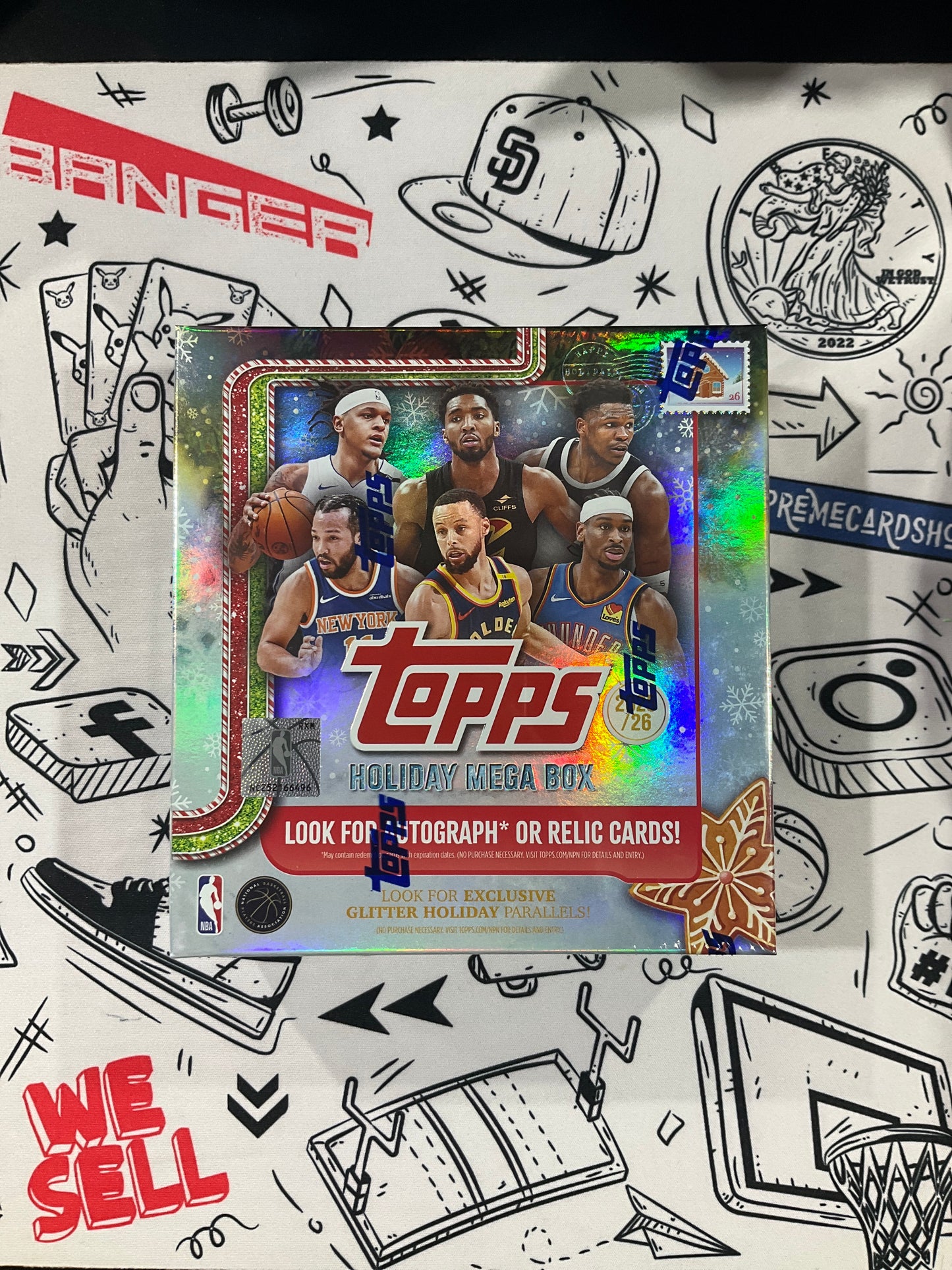2025 Topps Holiday NBA Mega