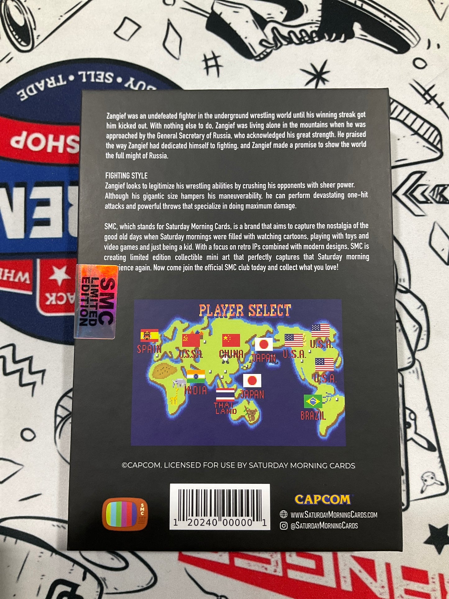 Saturday Morning Cards Street Fighter II Single