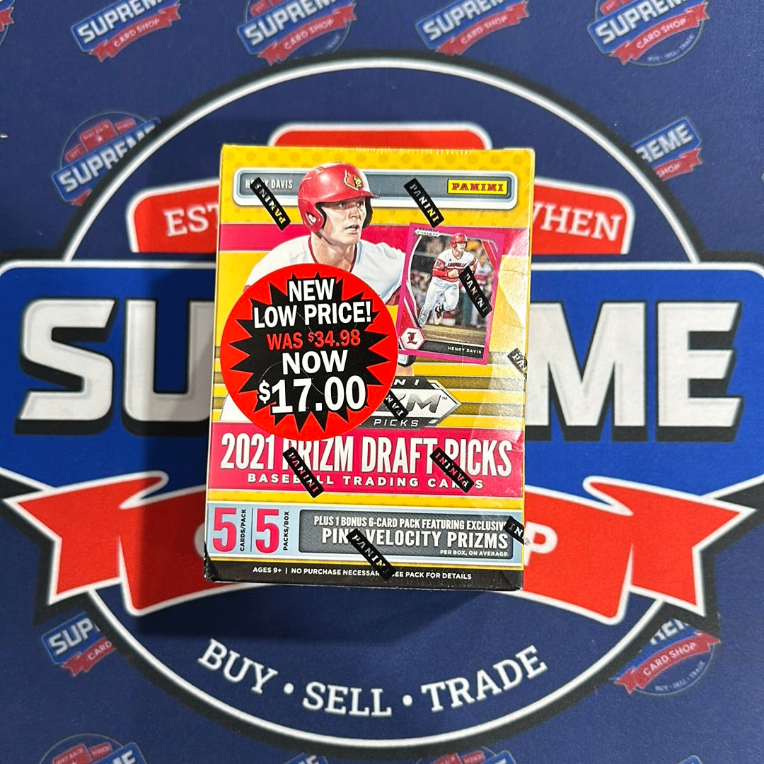 2021 Prizm Draft Picks Baseball Blaster