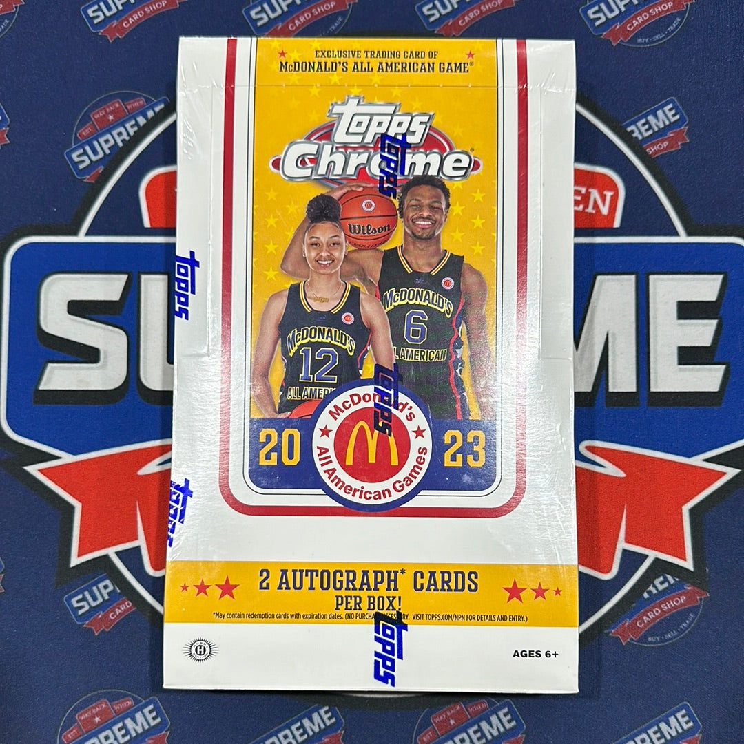 2023 Topps Chrome McDonald's Basketball
