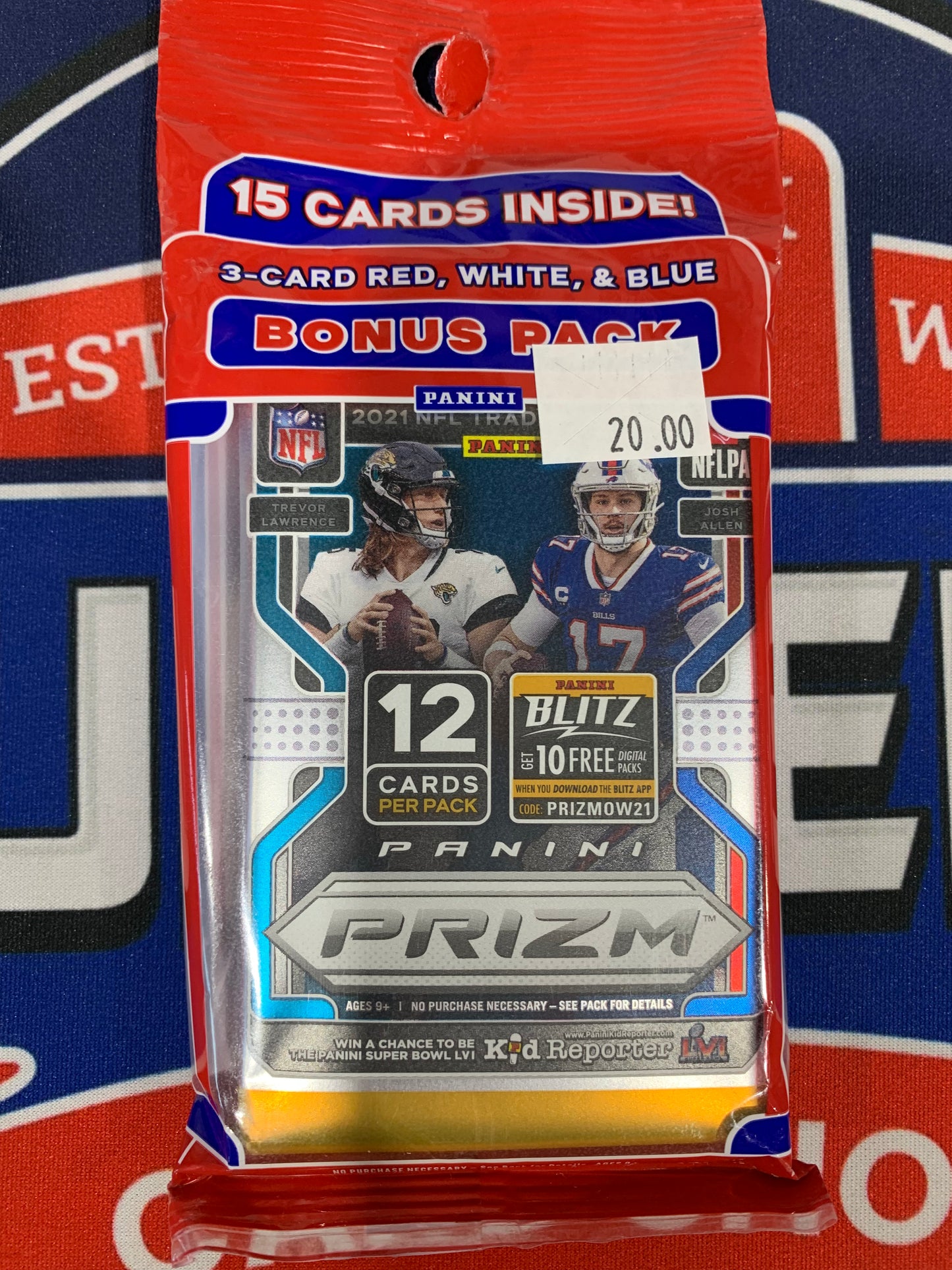 2021 Prizm NFL Cello Pack