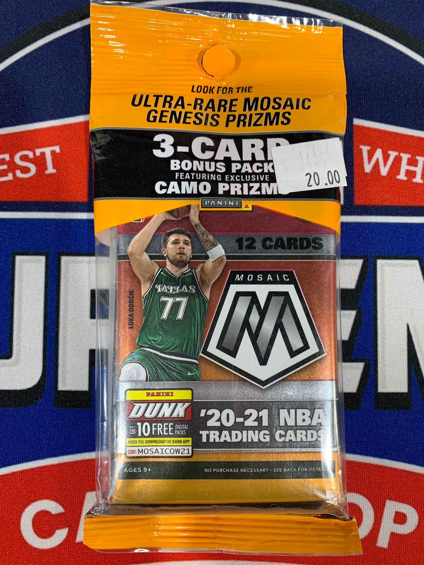 2020 Mosaic NBA Cello Pack