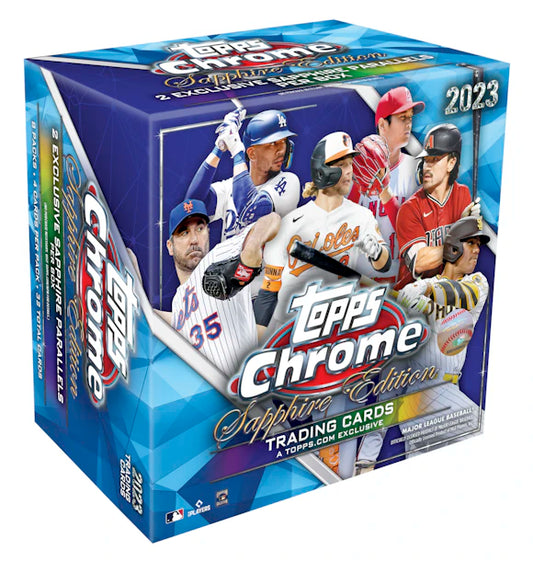 2023 MLB Topps Chrome Sapphire Box