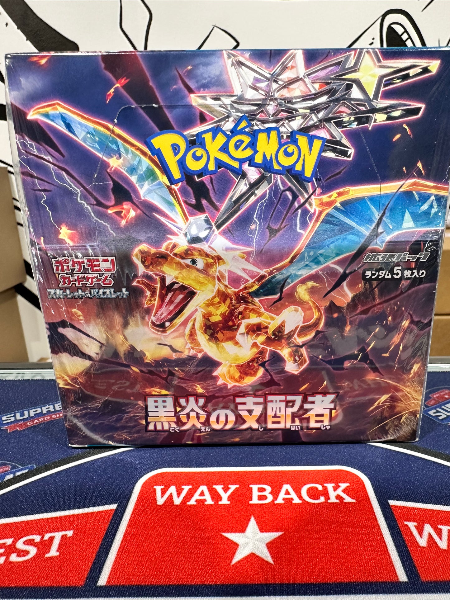 Pokemon Japanese Ruler of the Black Flame Booster Box