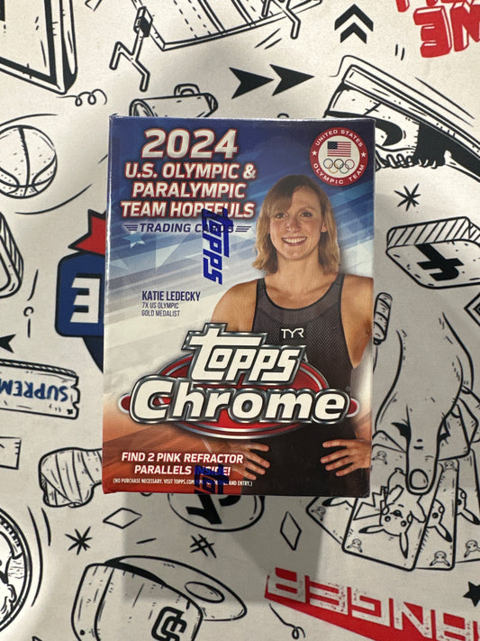 2024 Topps Chrome Olympics and Paralympic Blaster Box