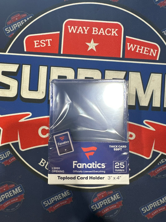 Fanatics 59 Pt Top Loader Box