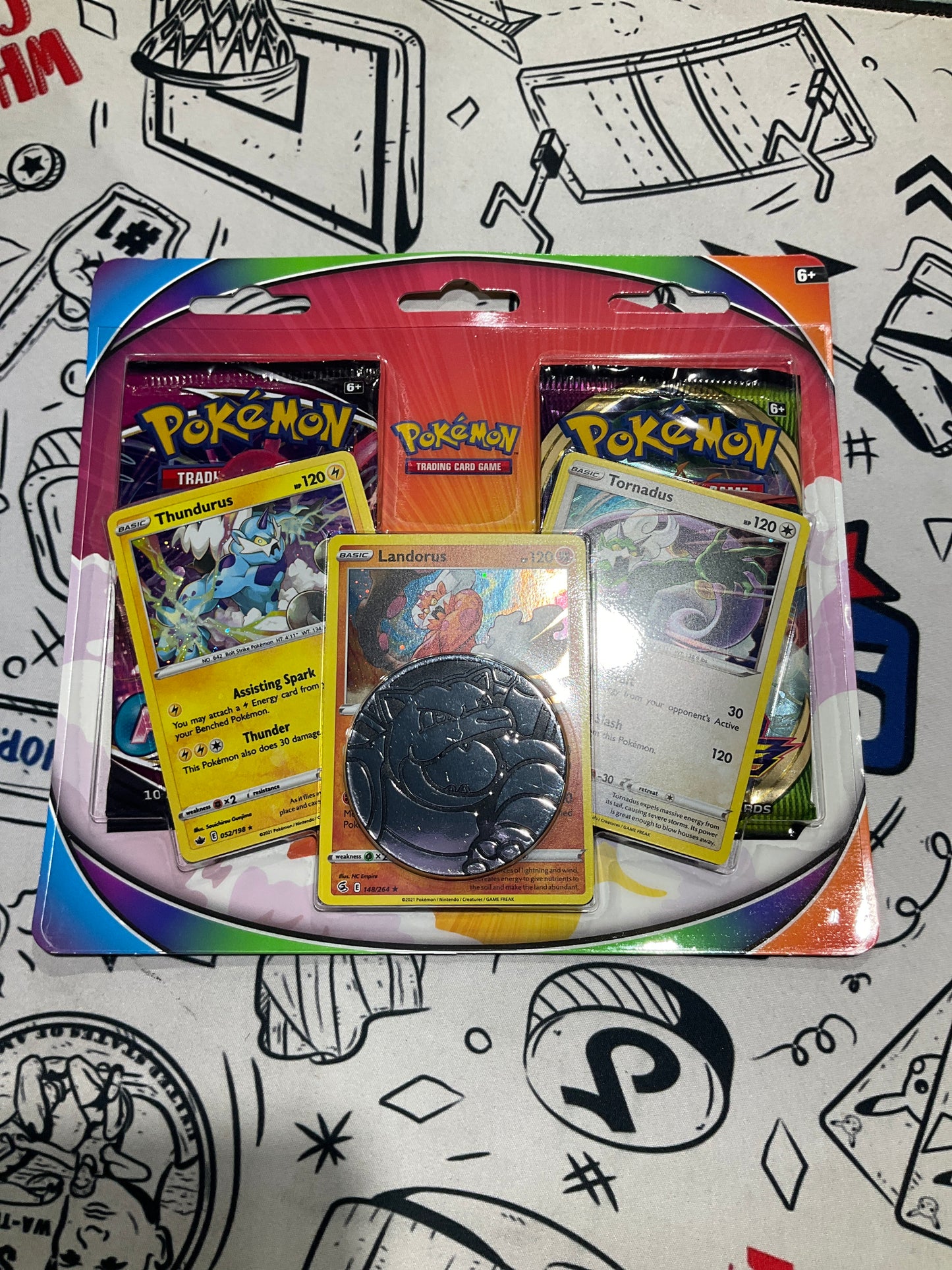Pokemon SWSH Landorus 2 pack Checklane