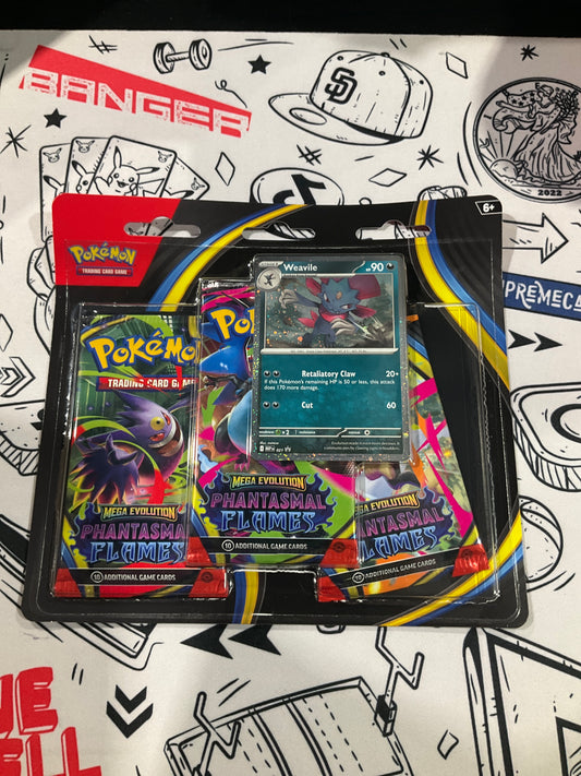 Pokemon Phantasmal 3 Pack Blister