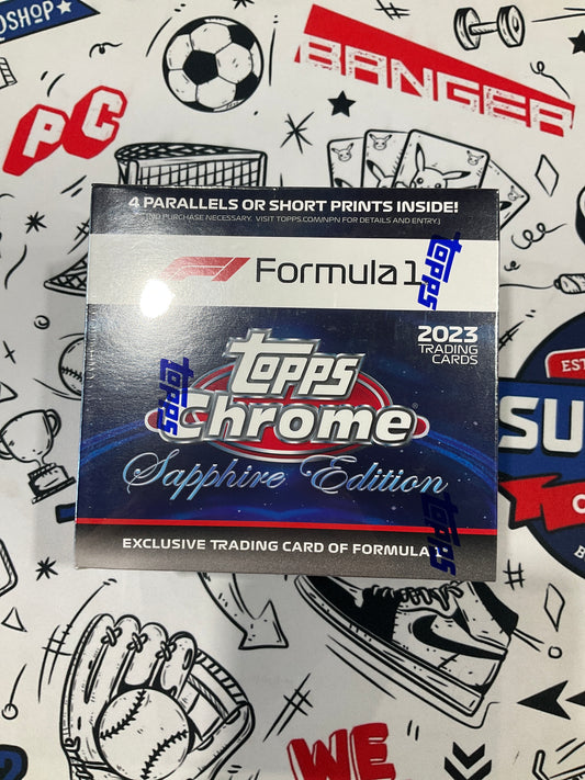 2023 Topps Chrome Sapphire F1 Hobby