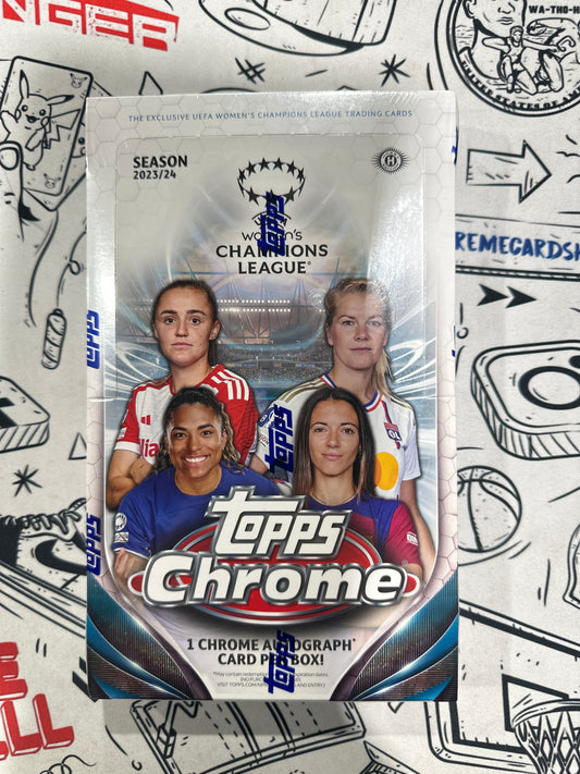 2023 Topps Chrome UEFA Women's Champions League Hobby Box