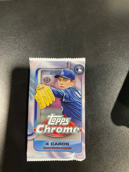 Topps 2025 Chrome Hobby Pack