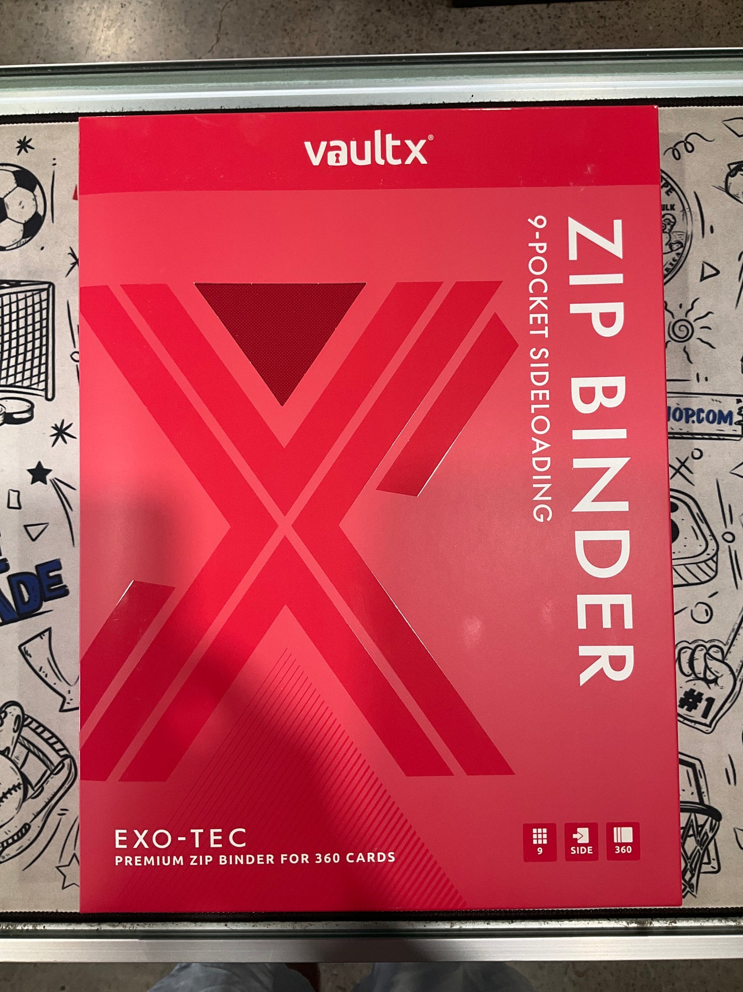 Vault-X 9 Pocket Red